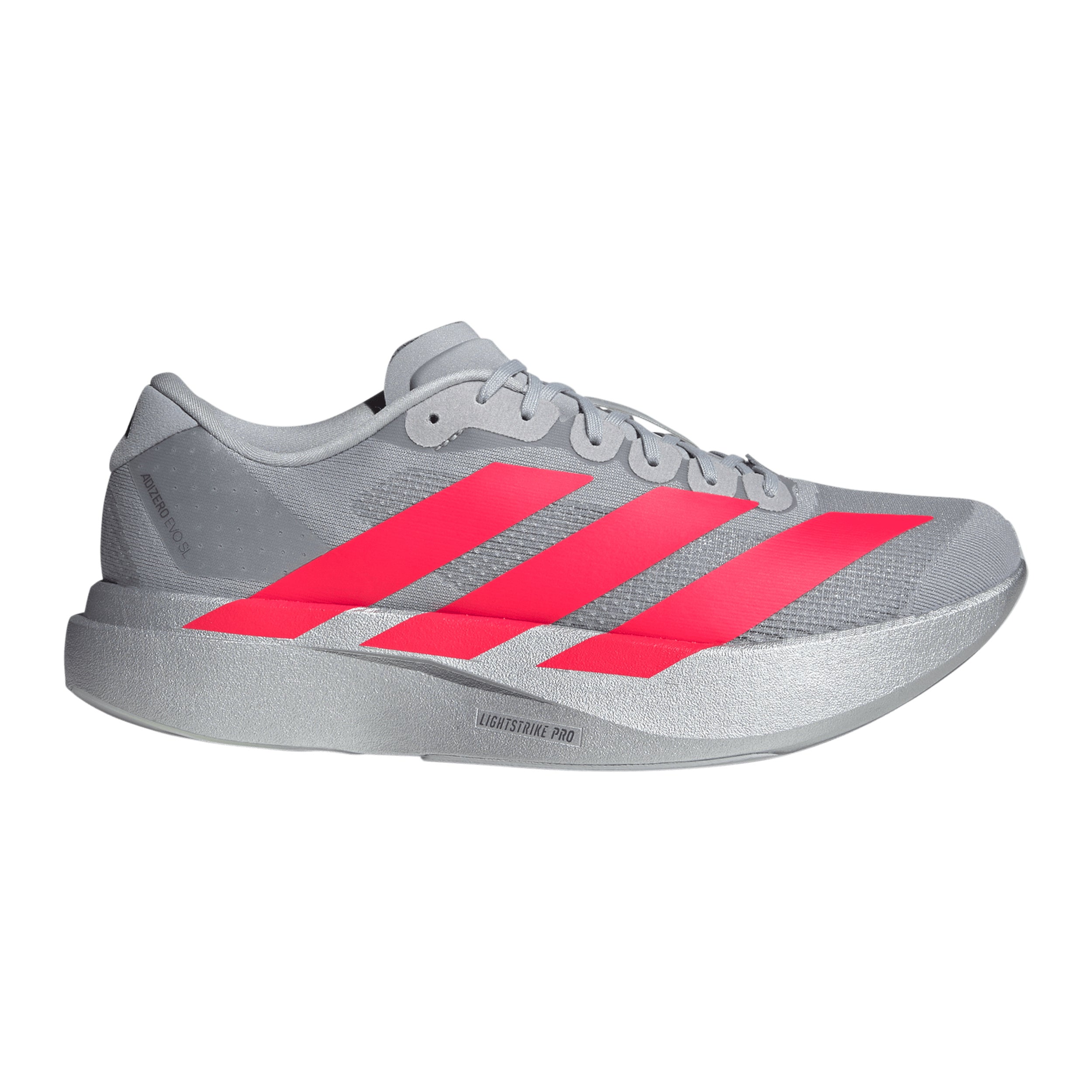 adidas adizero Evo SL Wettkampfschuh Herren - grau, rot