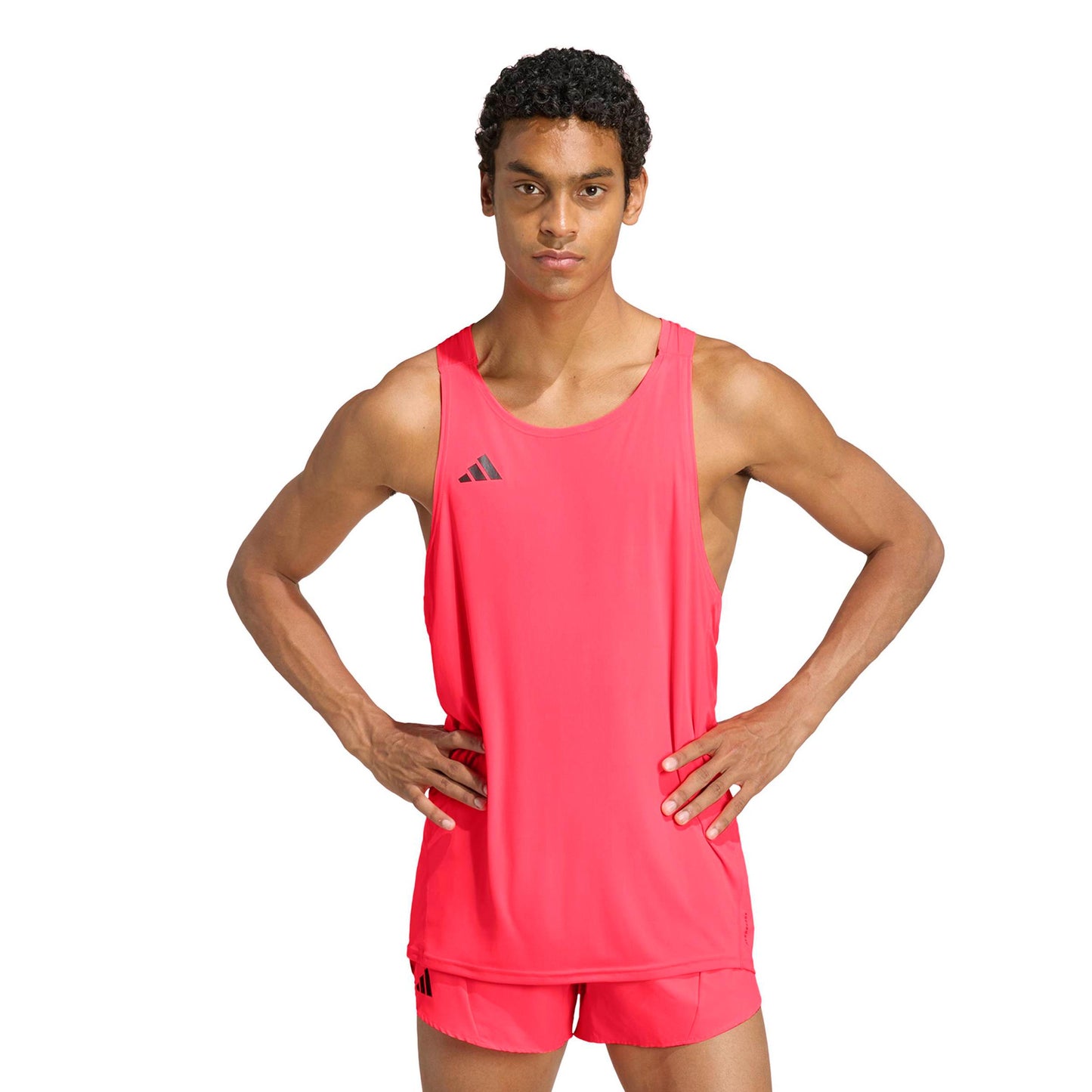 adidas Adizero Essential Laufshirt Herren - koralle