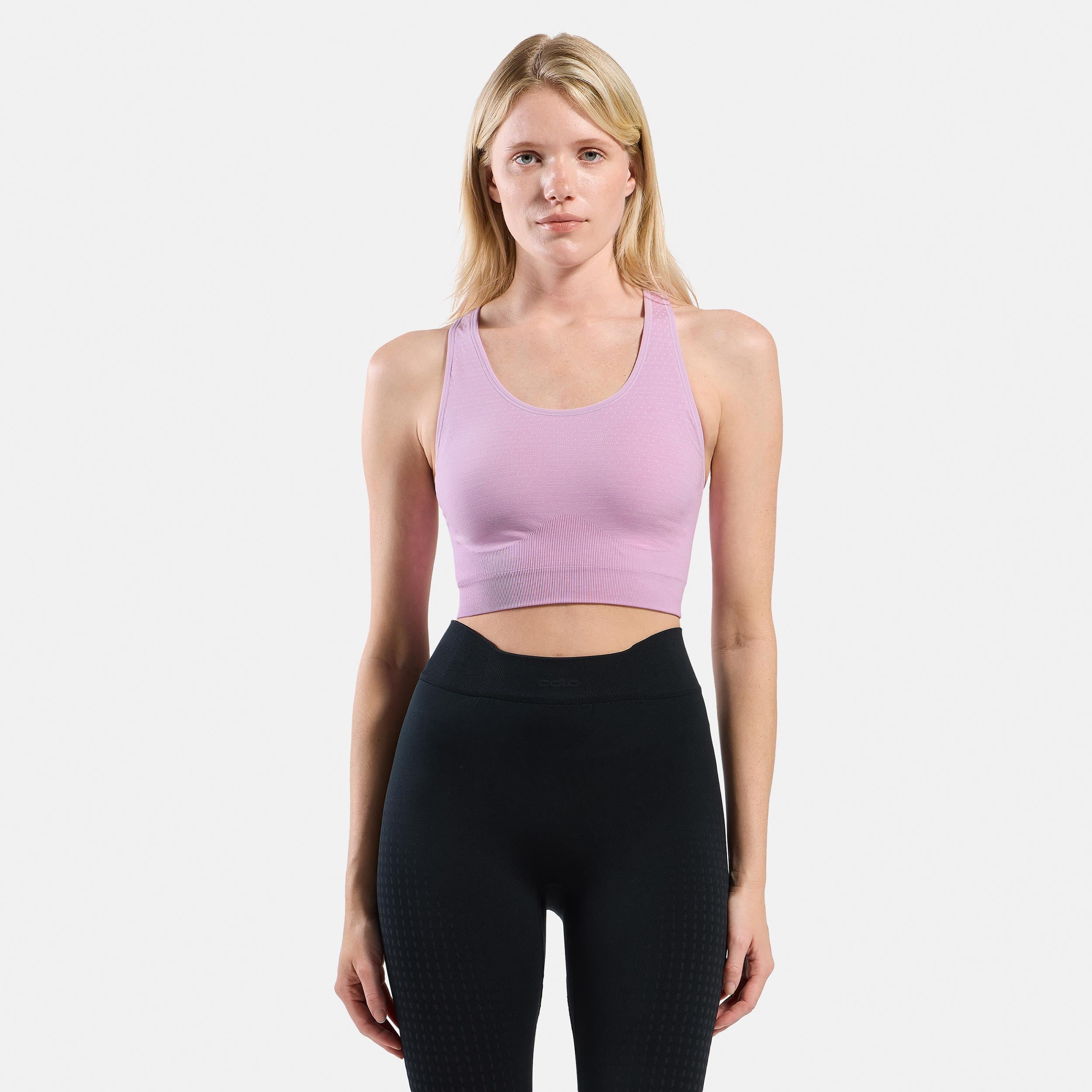 Odlo Seamless Medium Padded Sport  Sport-BH Damen - lila