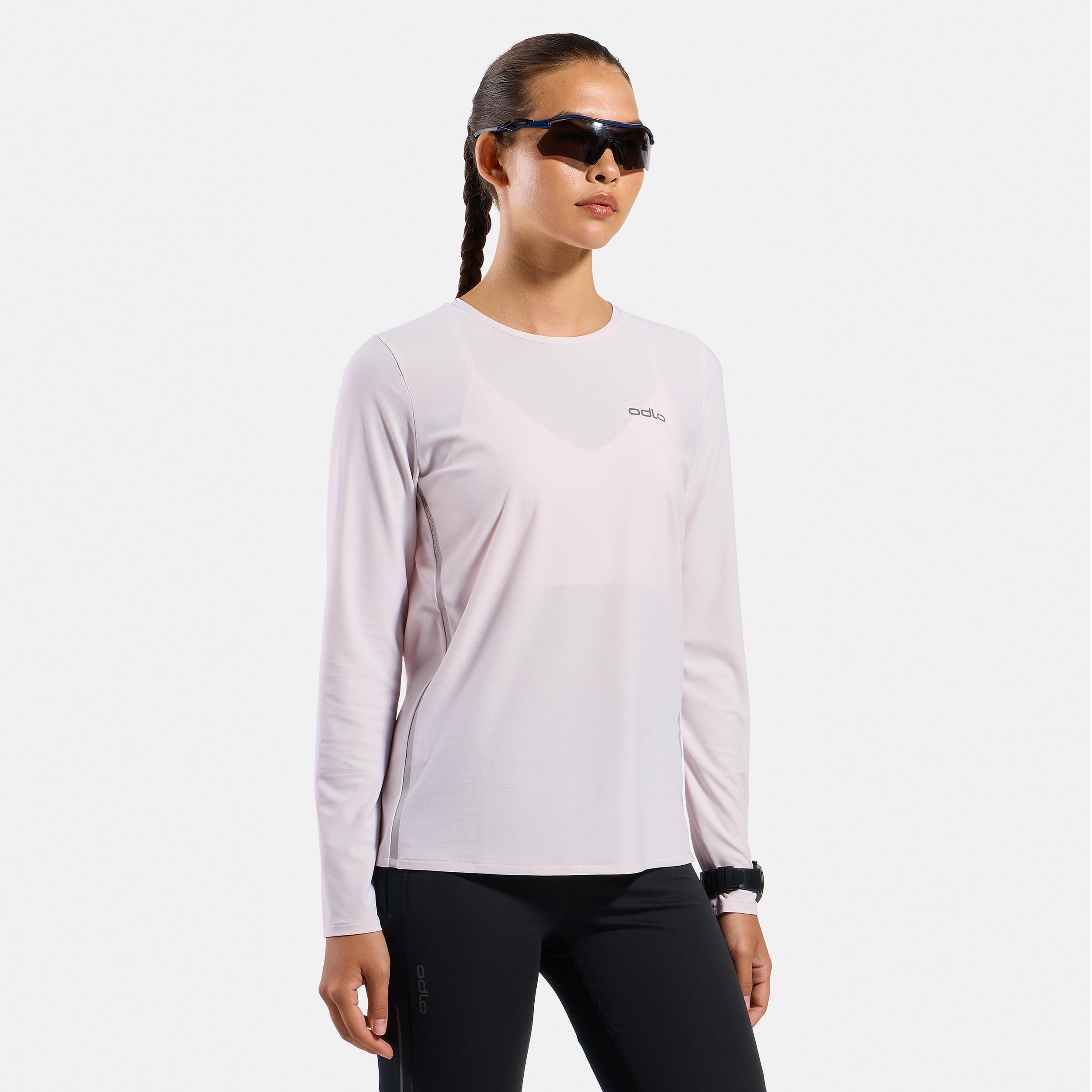 Odlo Zeroweight Chill-Tec  Laufshirt Damen - lila
