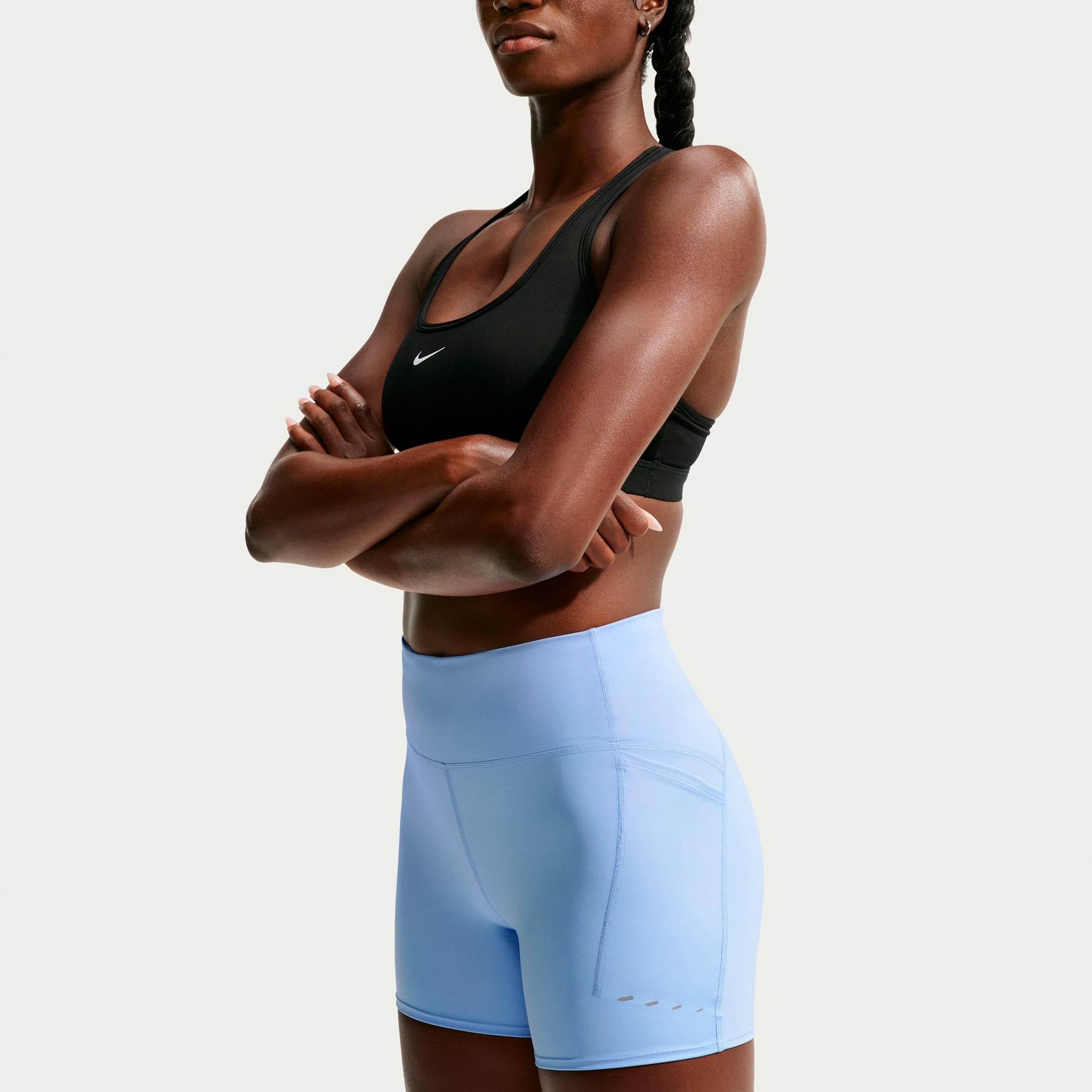 Nike Swift   Lauftight Damen - blau, silber
