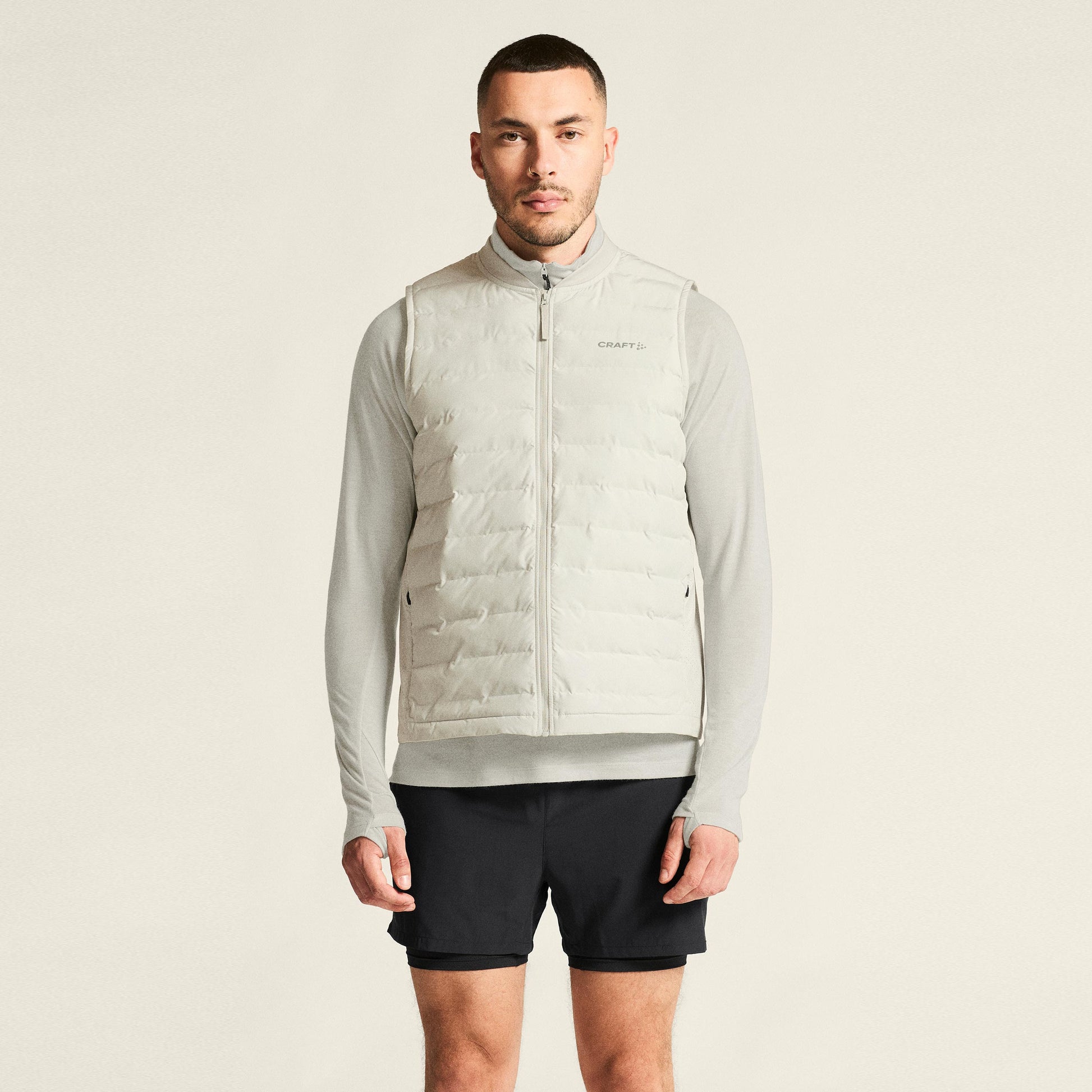 Craft SubZ Laufweste Herren - creme