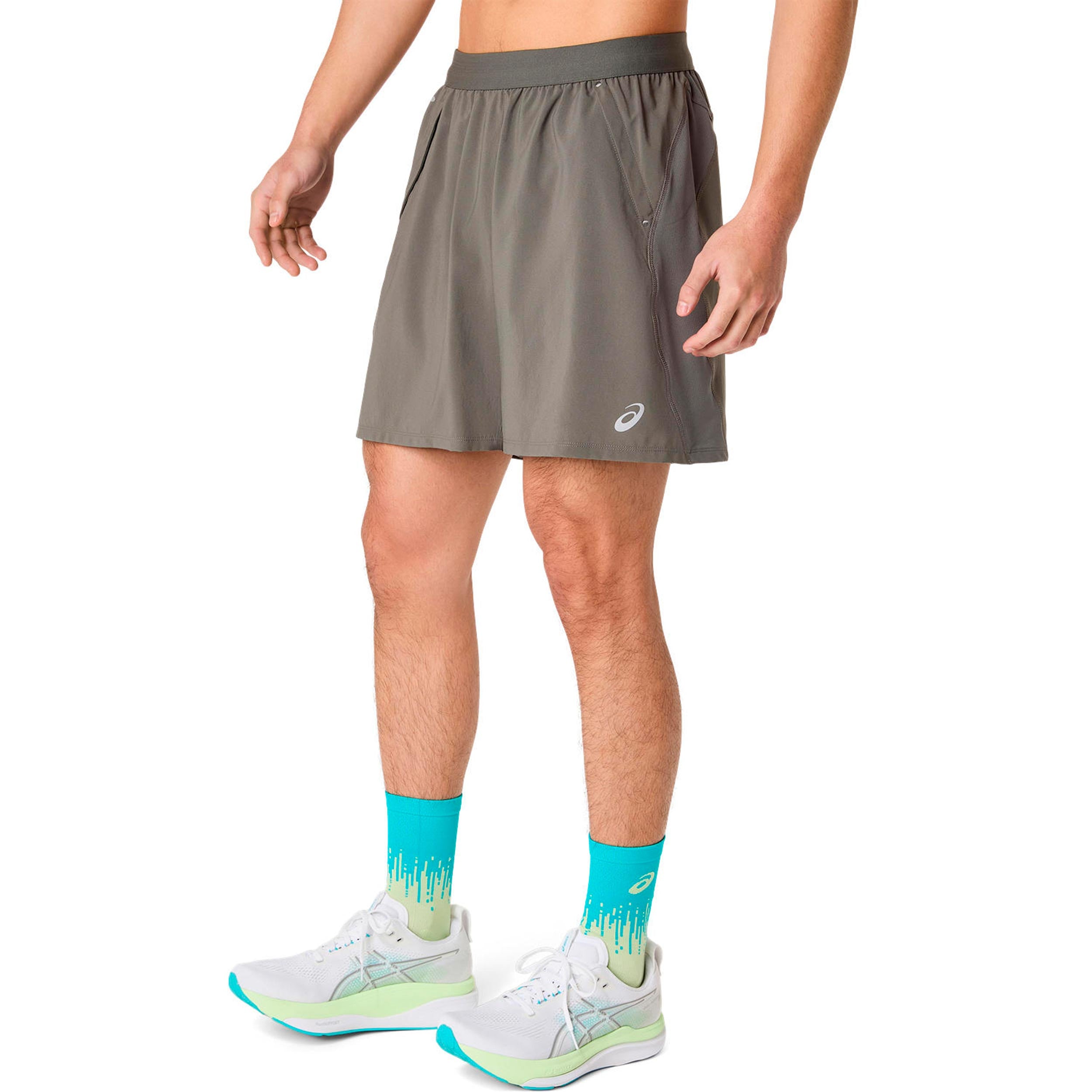 ASICS Road 2in1 7In  Laufshorts Herren - grau