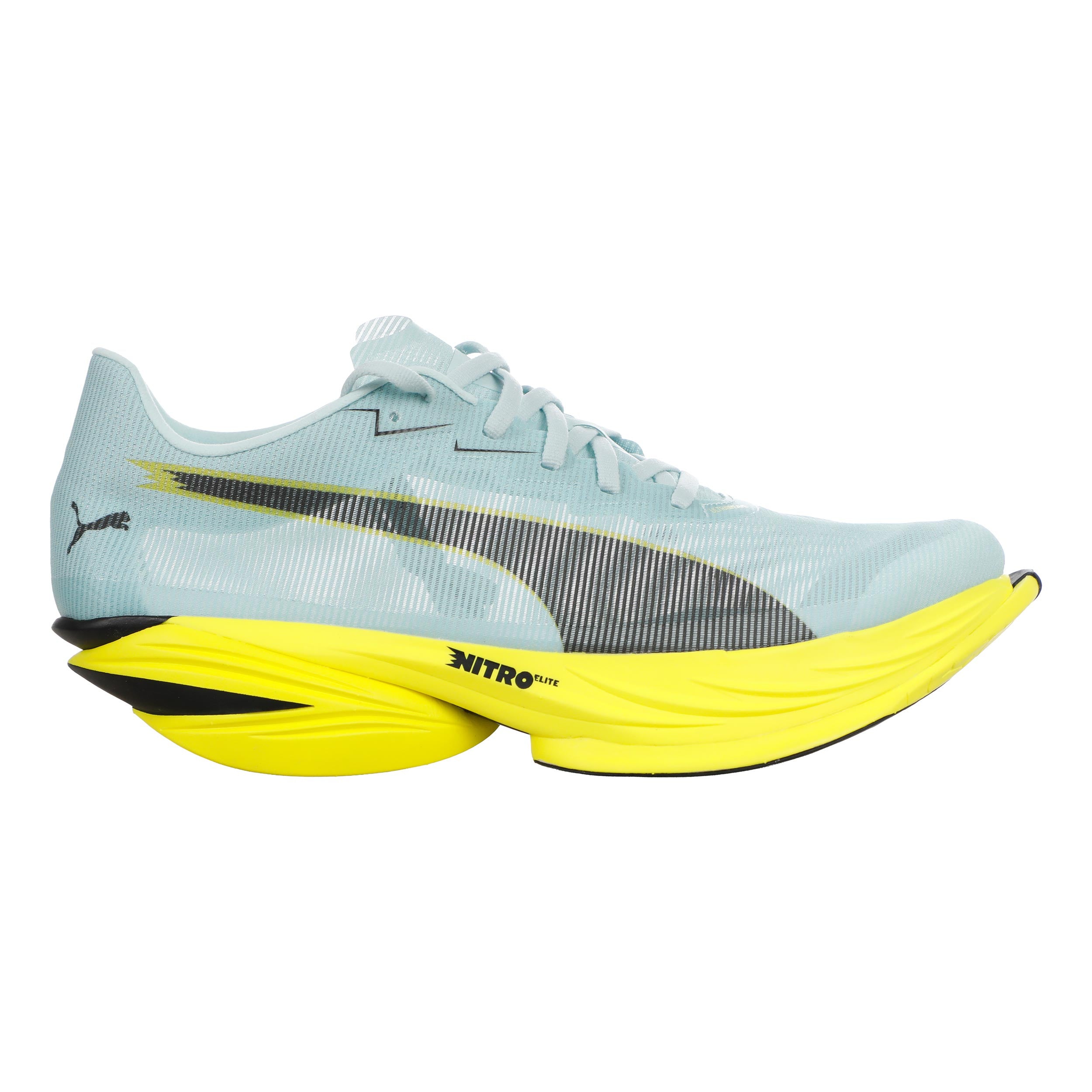 Puma FAST-R Nitro Elite 3 Wettkampfschuh Herren-hellblau, gelb