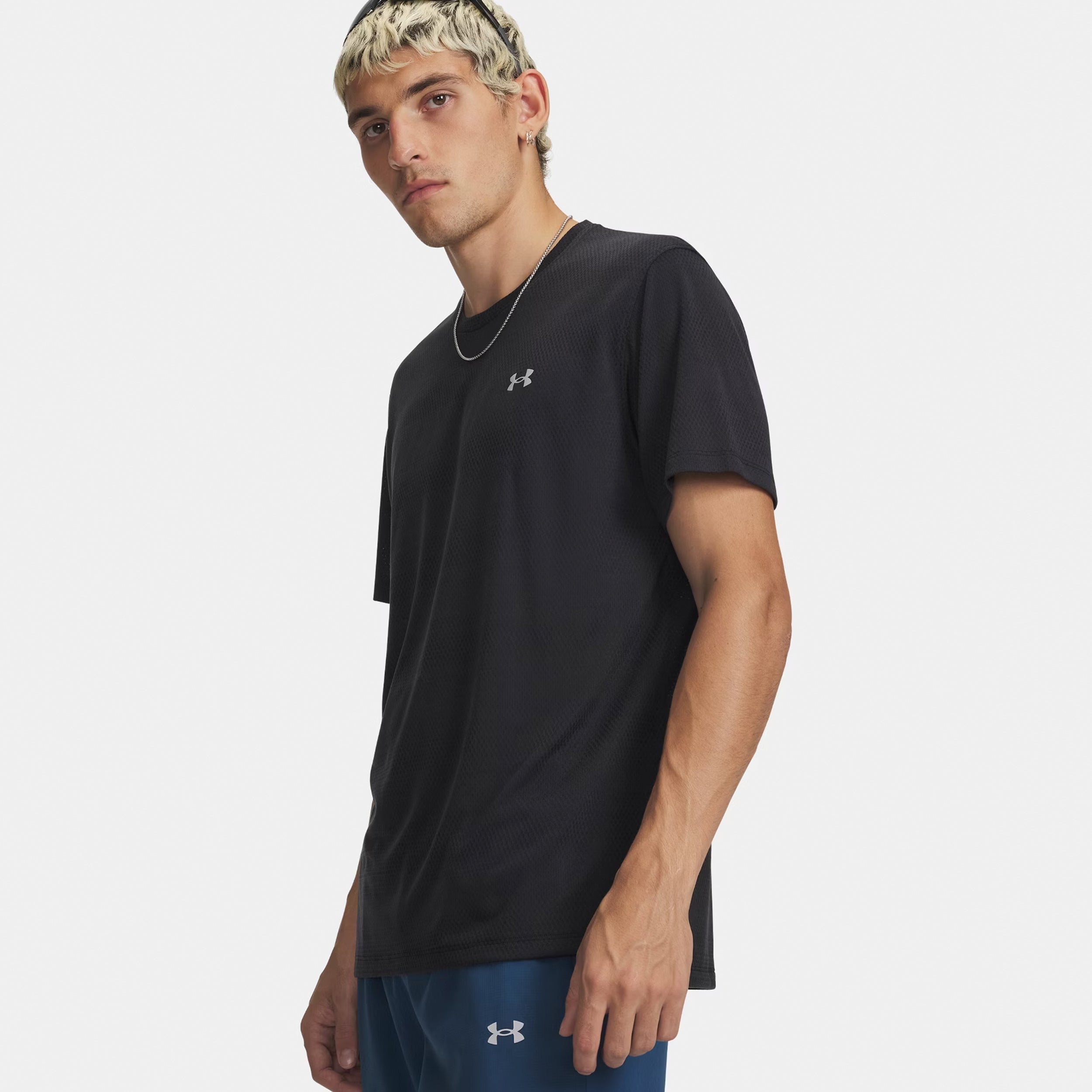 Under Armour Velociti  Laufshirt Herren - schwarz, silber
