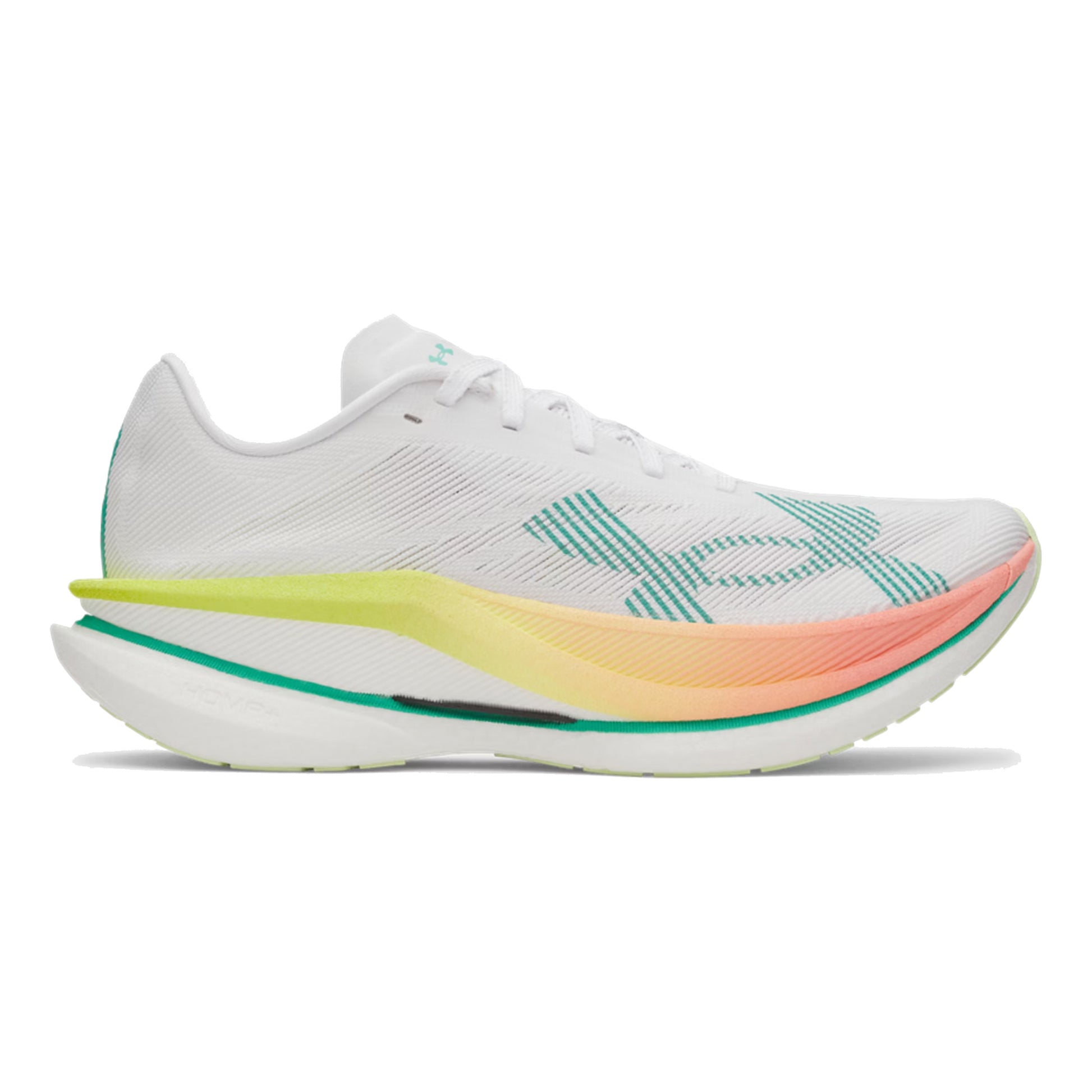 Under Armour Velociti Elite 3 Wettkampfschuh Unisex-weiß, hellgrün