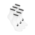 6PPK Quarter Laufsocken Unisex-weiß