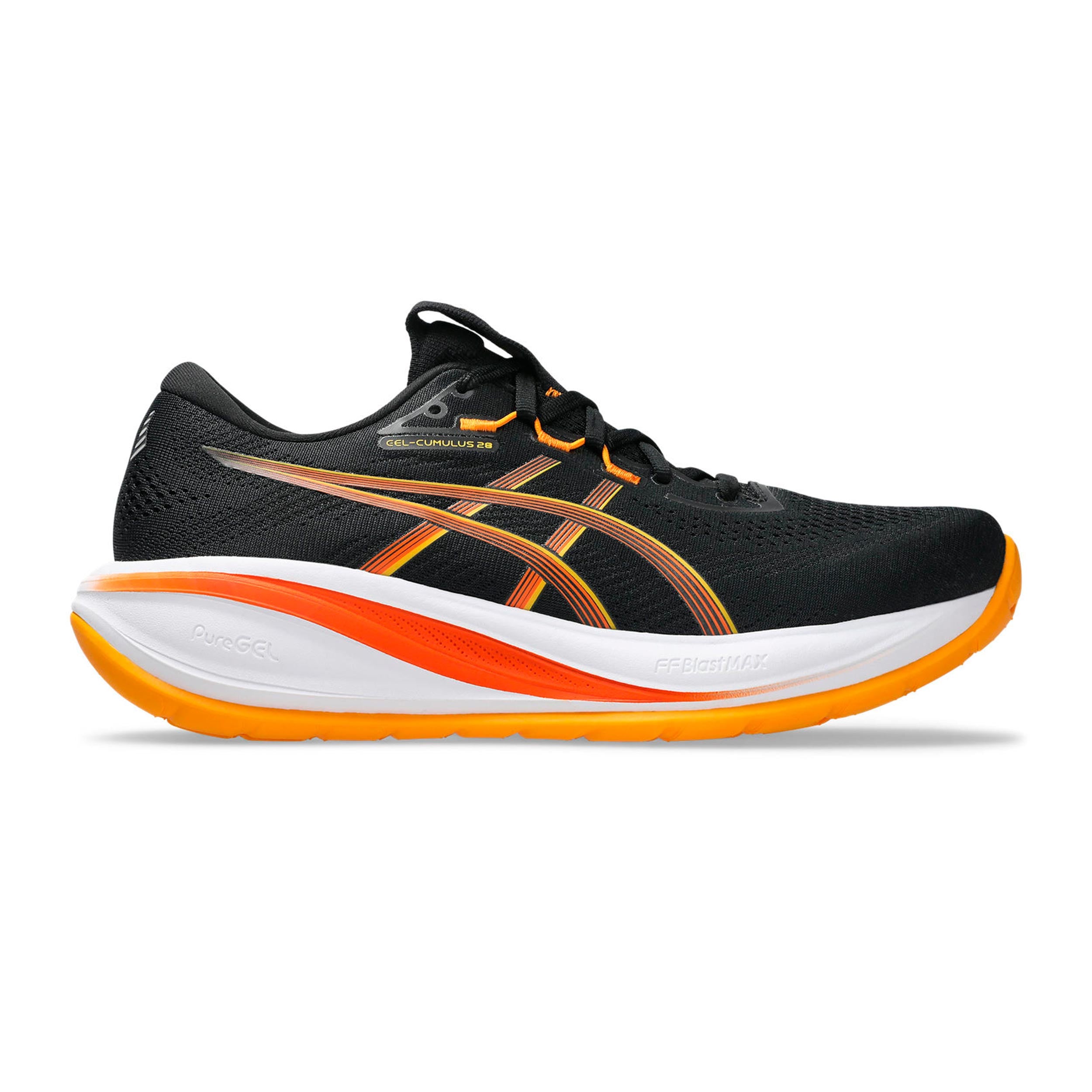 ASICS Gel-Cumulus 28 Neutralschuh Herren-schwarz, orange