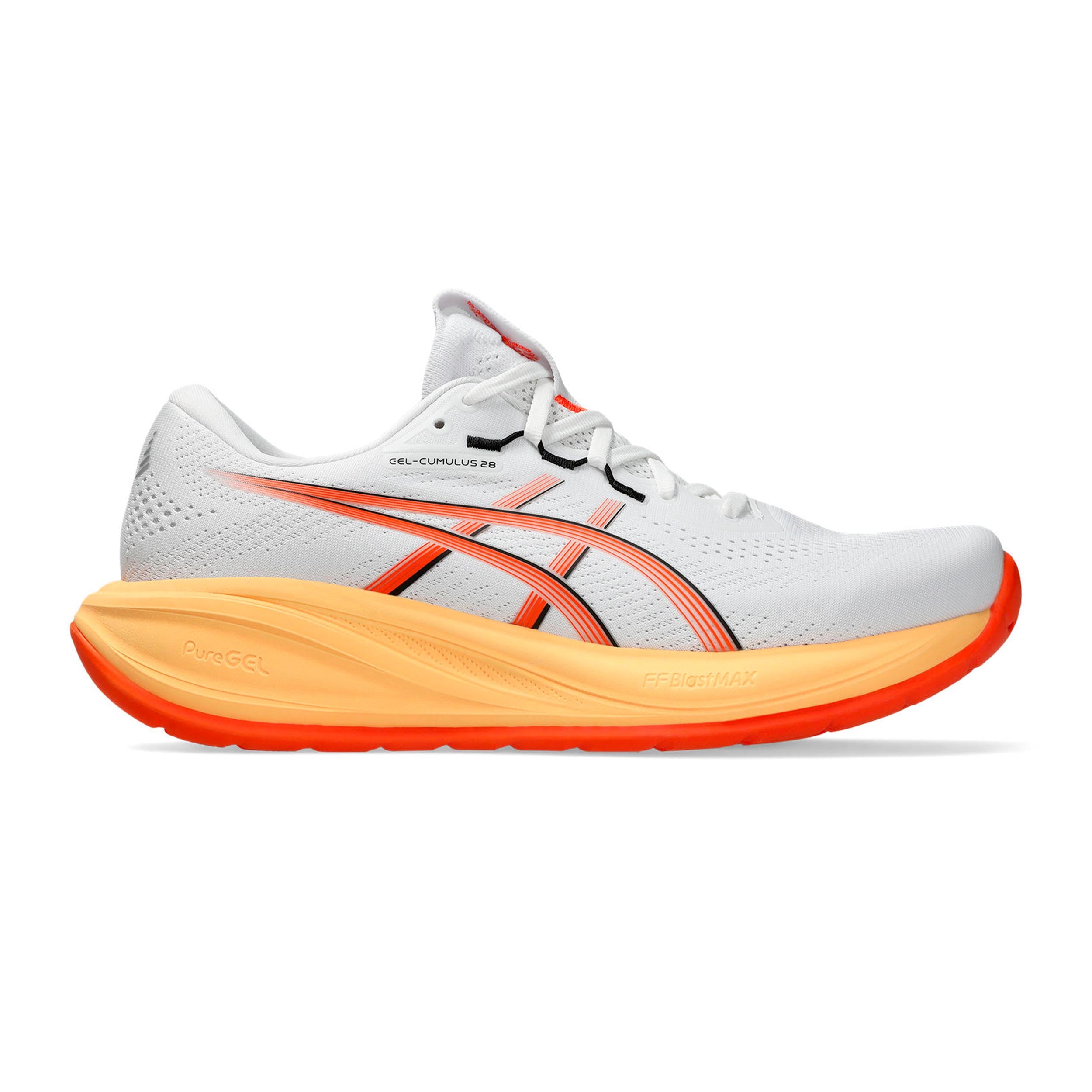ASICS GEL-CUMULUS 28 Neutralschuh Herren - weiß, orange