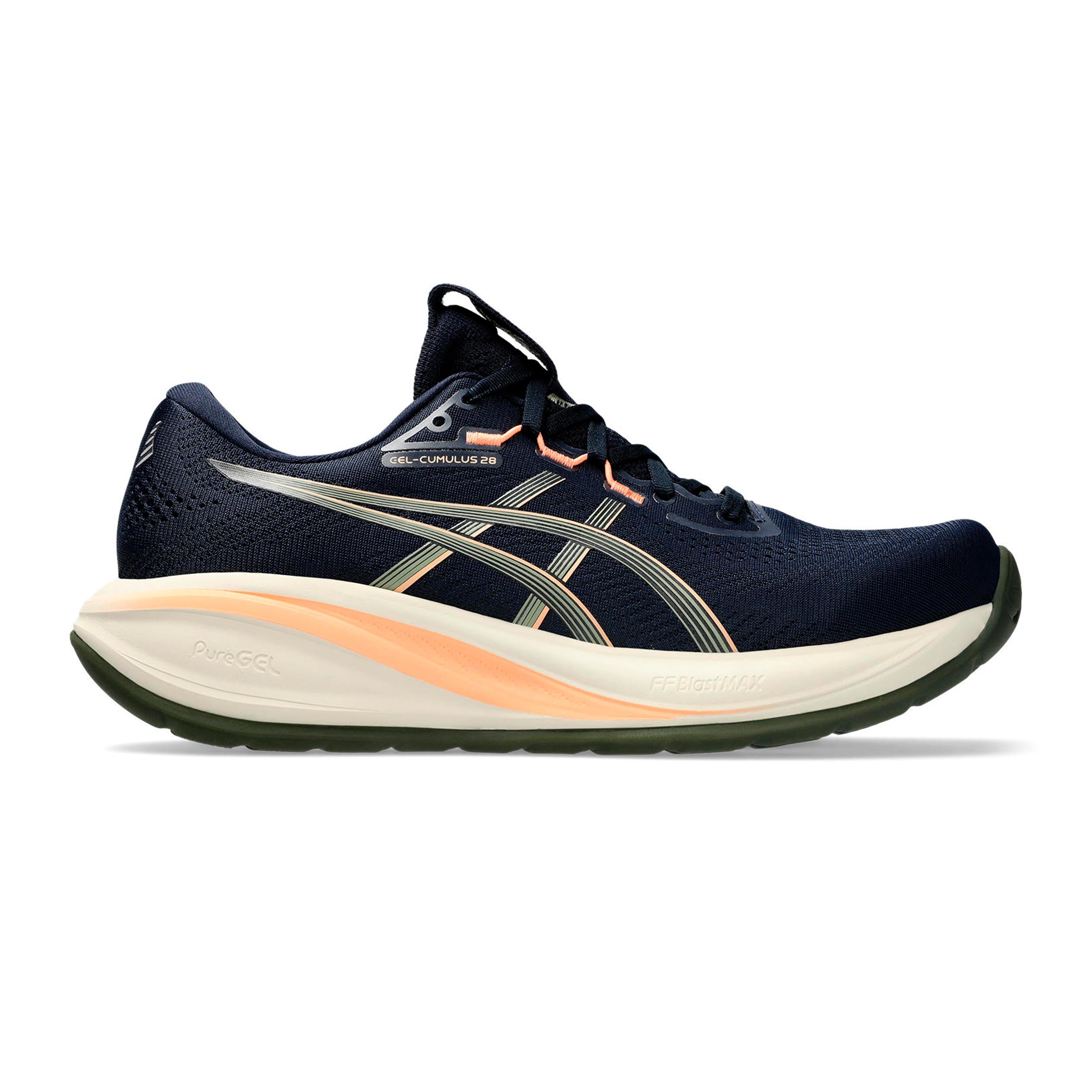ASICS GEL-CUMULUS 28 Neutralschuh Herren - dunkelblau, orange