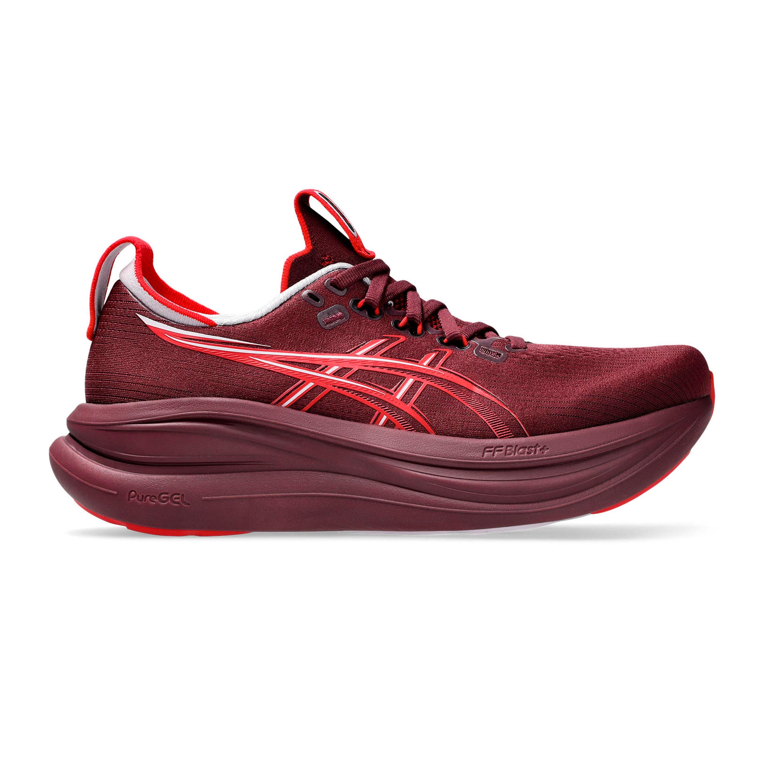 ASICS GEL-NIMBUS 28 Neutralschuh Damen - weinrot, rot
