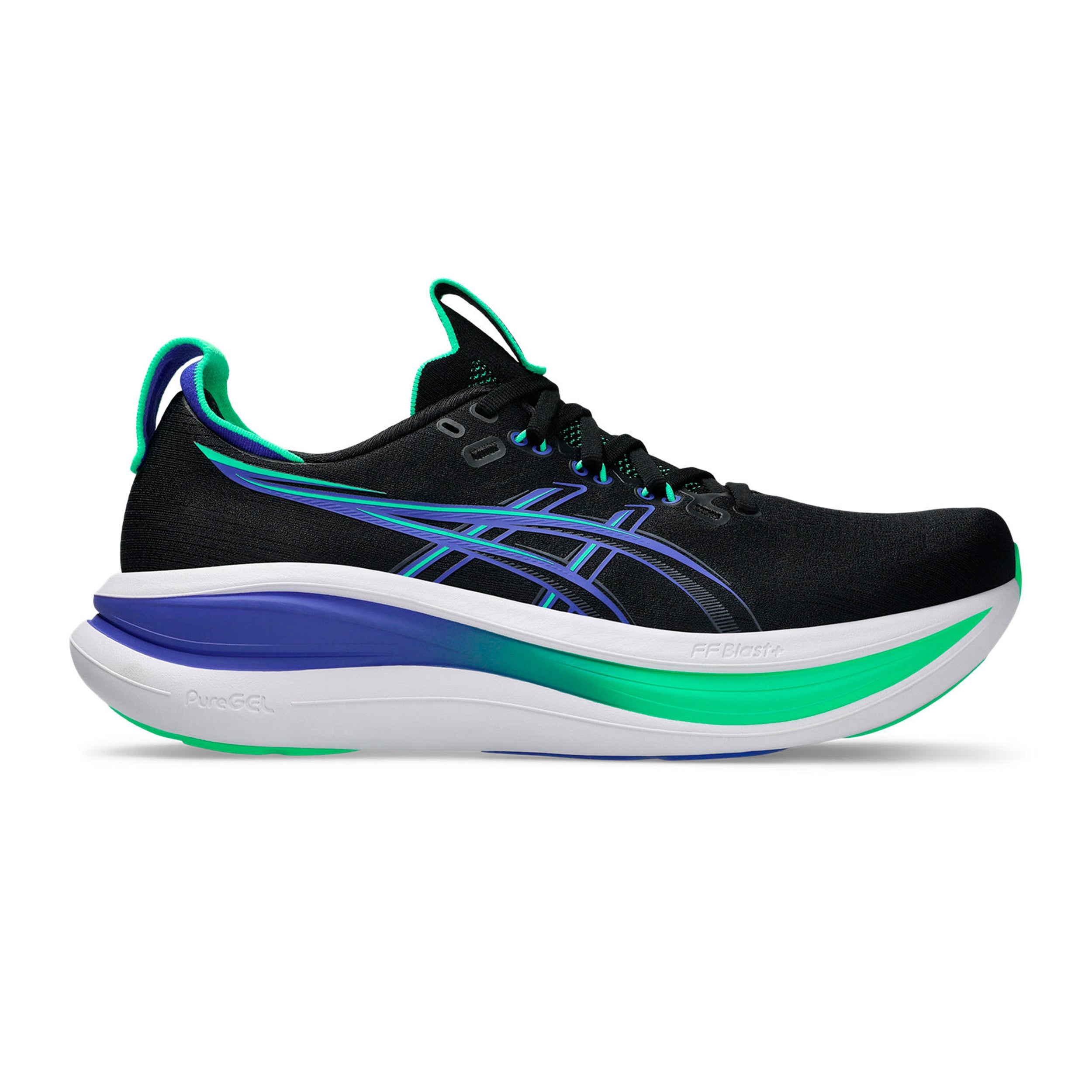 ASICS Gel-Nimbus 28 Neutralschuh Herren-schwarz, blau