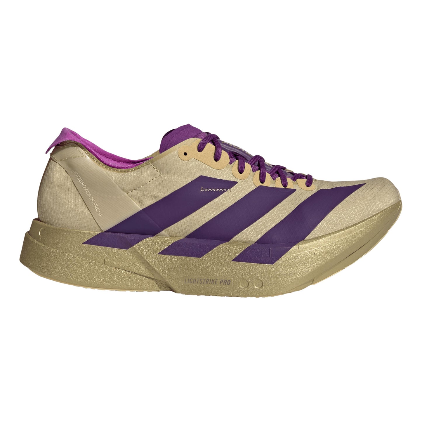 adidas adizero Adios Pro 4 Wettkampfschuh Herren - beige, lila