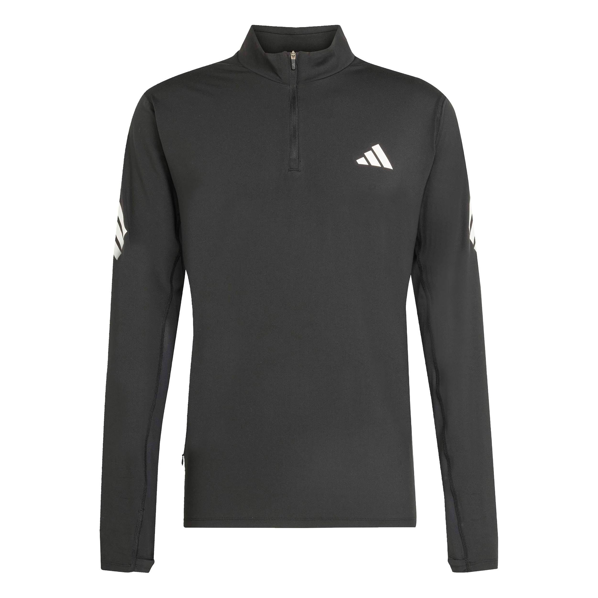 adidas adi365 Zip  Laufshirt Herren-schwarz