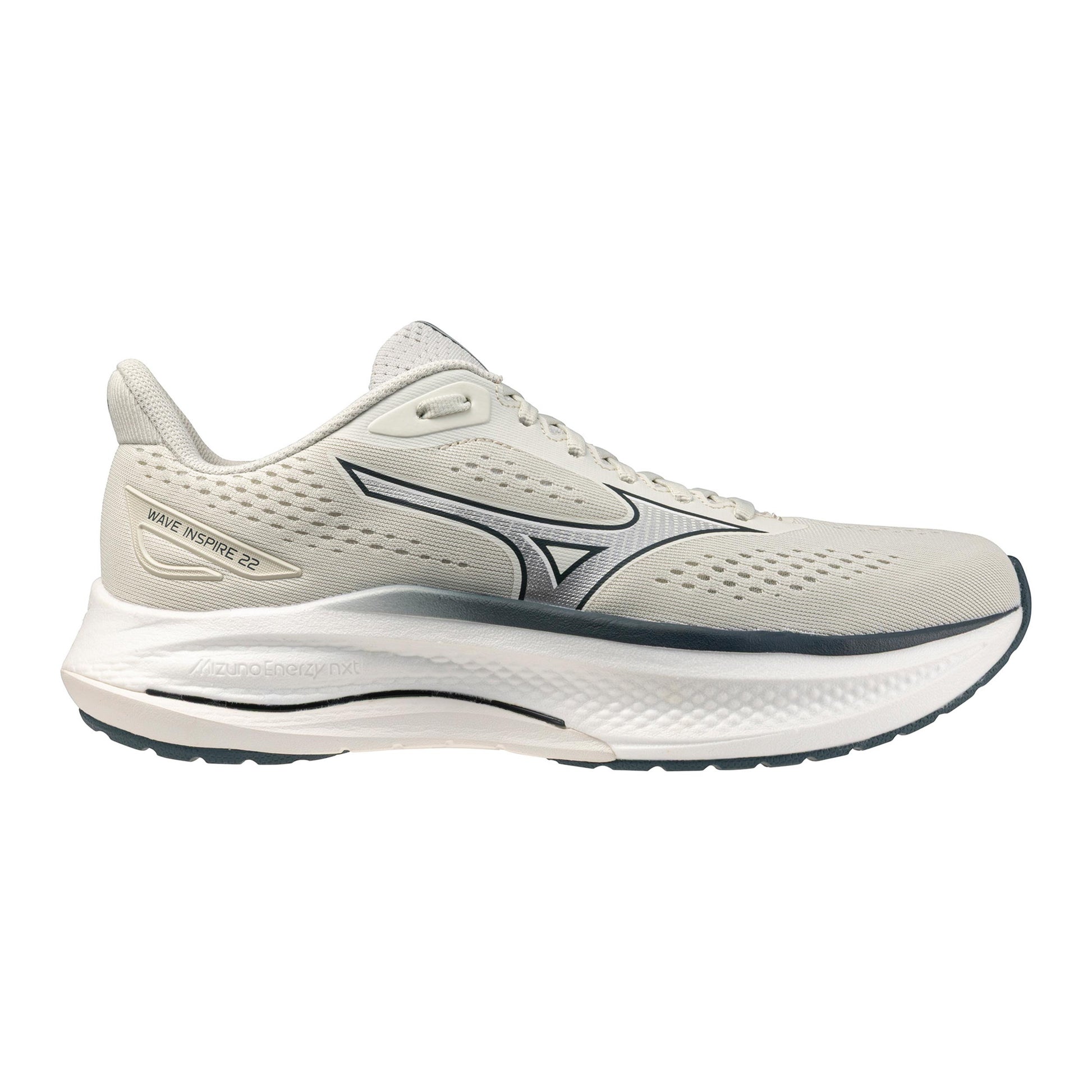 Mizuno Wave Inspire 22  Stabilitätsschuh Herren - beige, grau