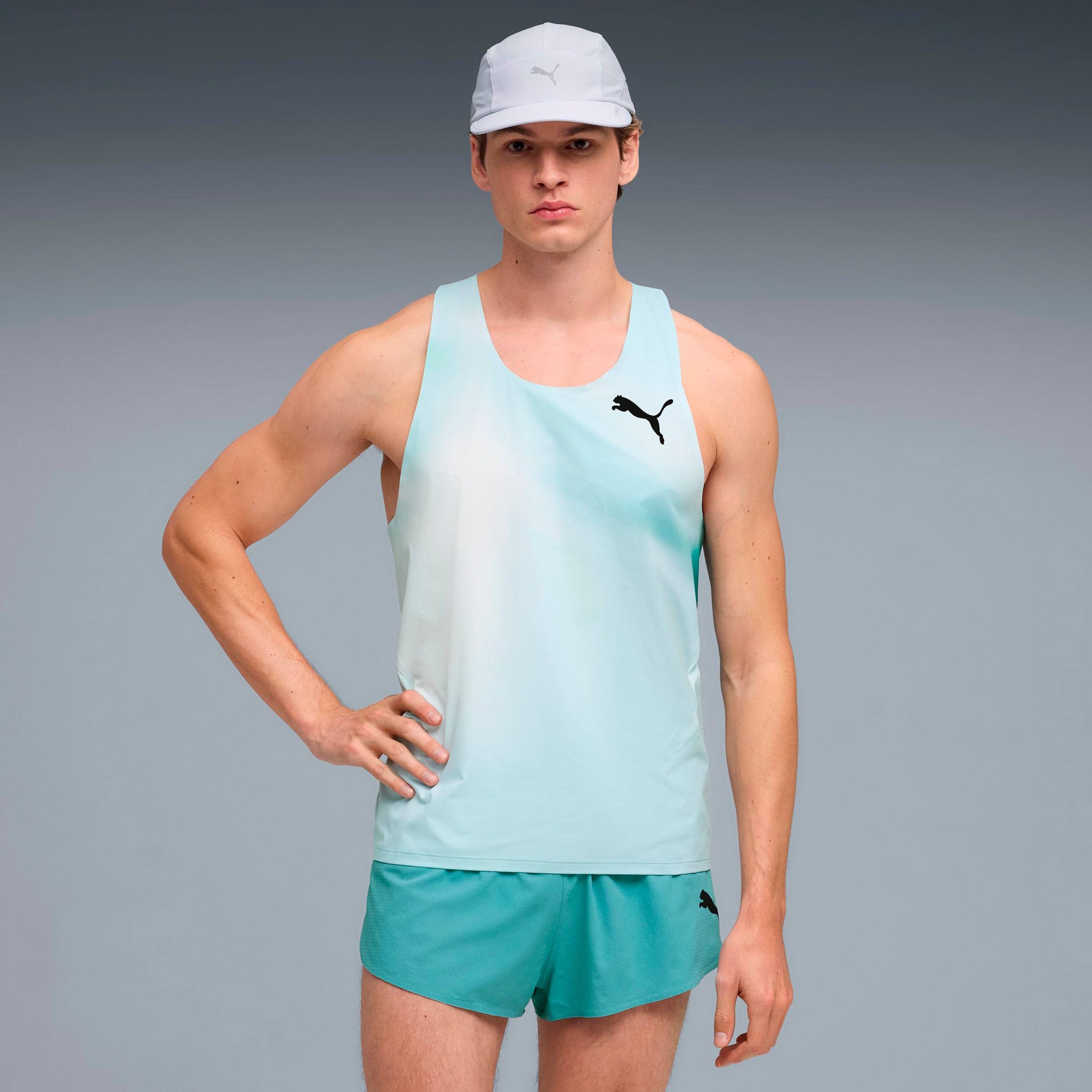 Puma Lightspeed Ultraweave Graphic Lauftop Herren - mint