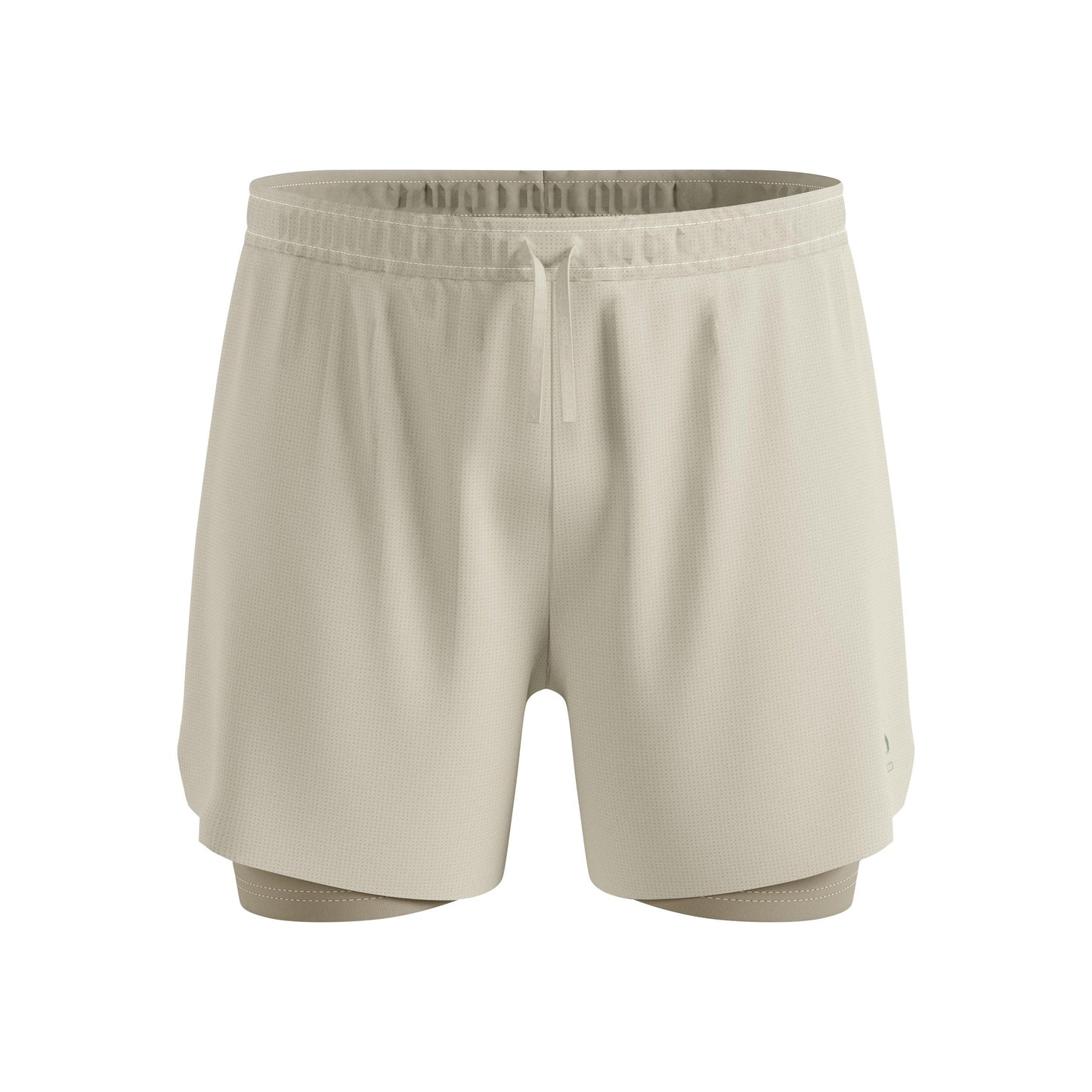 Odlo Zeroweight 5in 2in1 Laufshorts Herren-grau, oliv