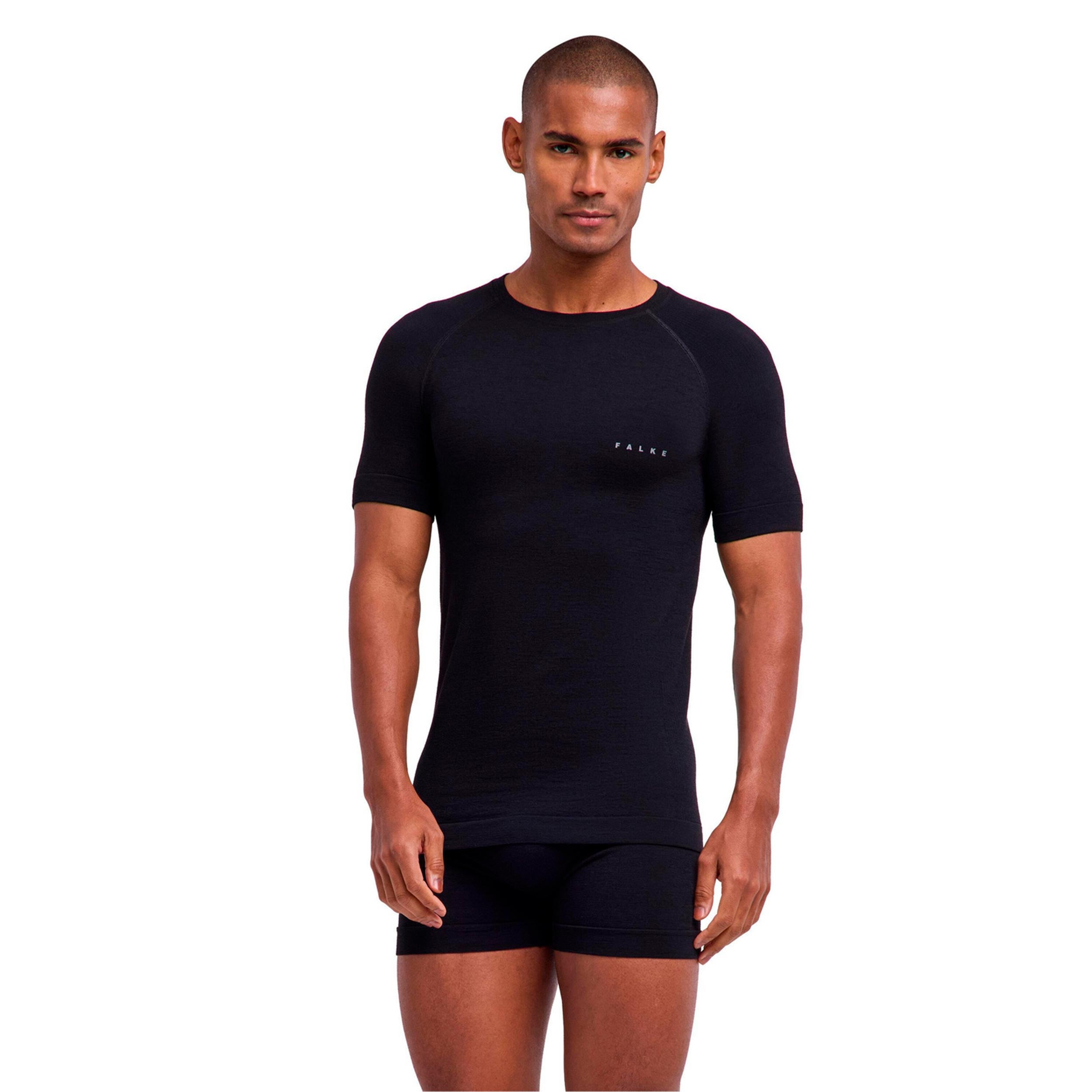 Falke Wool Tech Light Unterhemd Herren-schwarz