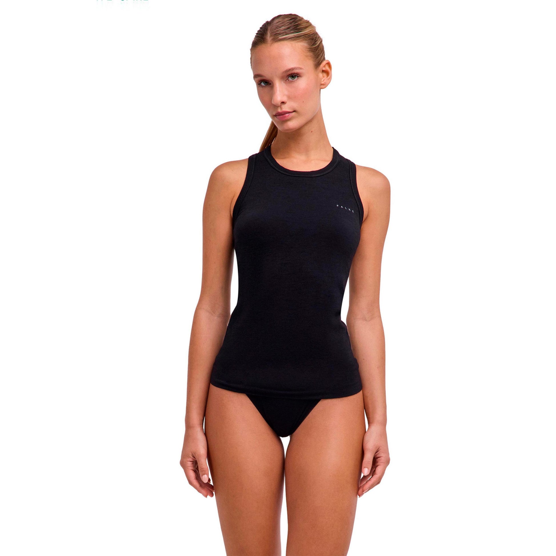 Falke Wool Tech Light  Unterhemd Damen-schwarz