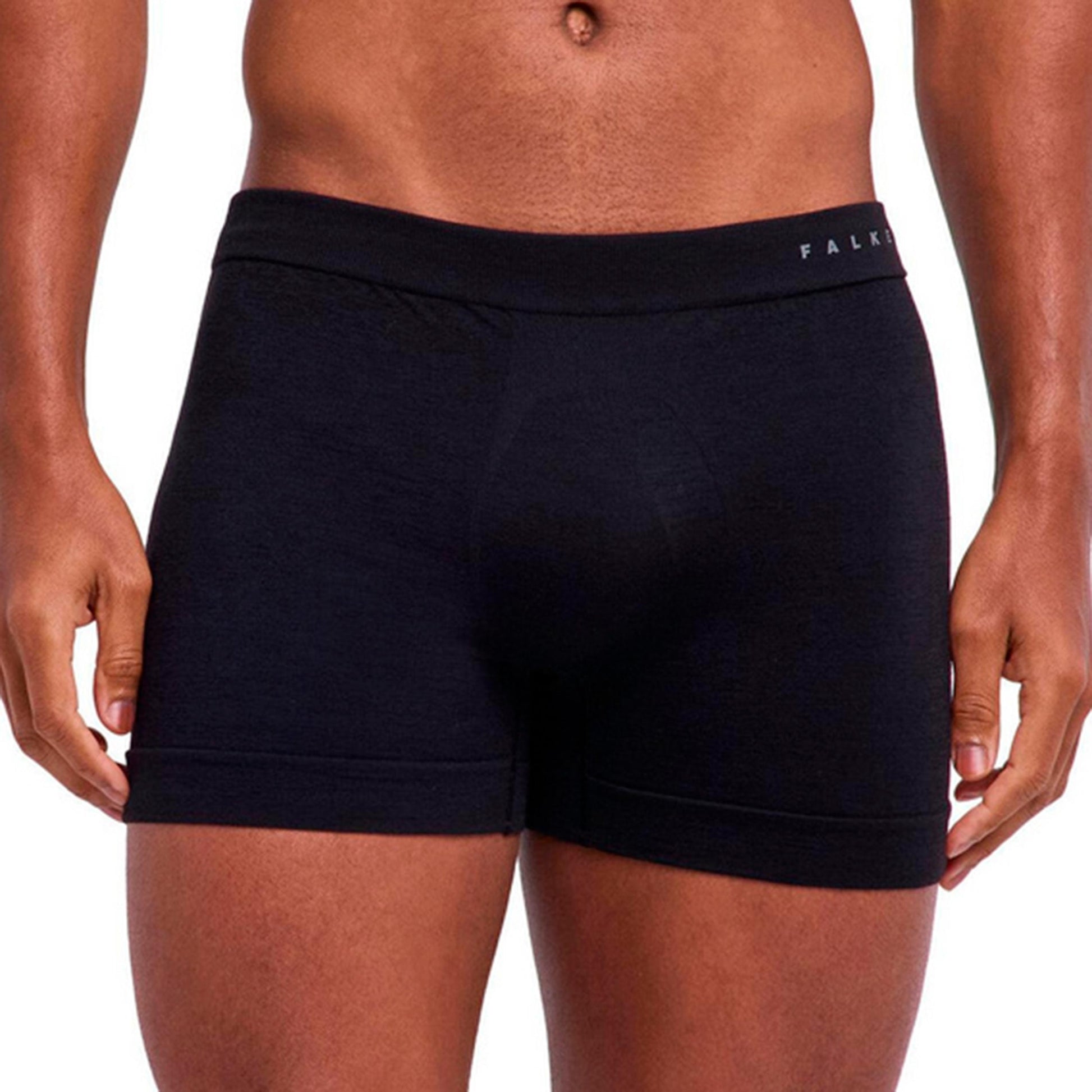 Falke Wool Tech Light  Boxer Short Herren-schwarz