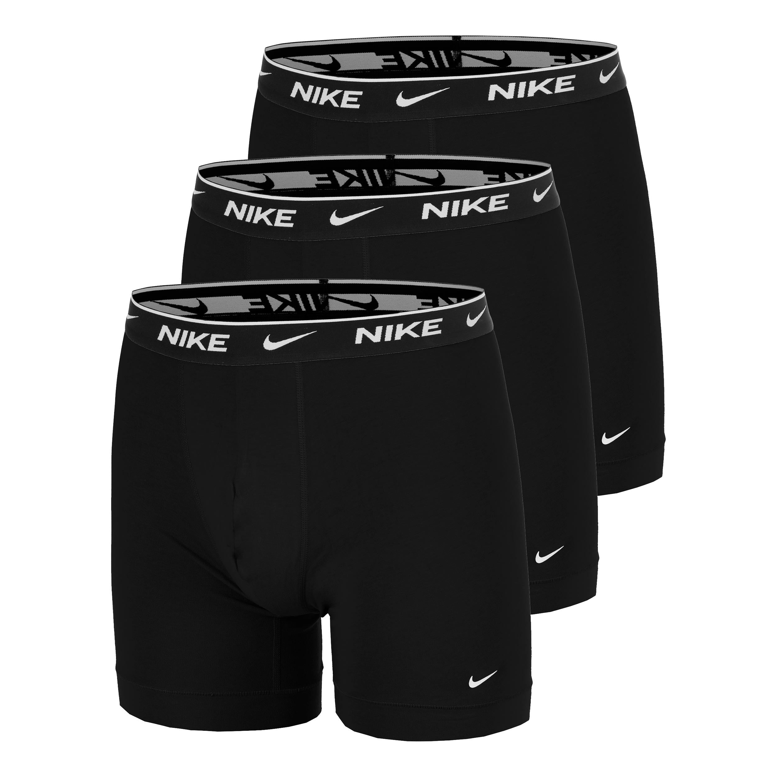 Nike Essential Cotton Stretch Boxer Brief Boxer Short - 3er Pack Herren-schwarz, schwarz