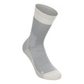Trail Run Crew Laufsocken Unisex - grau, creme