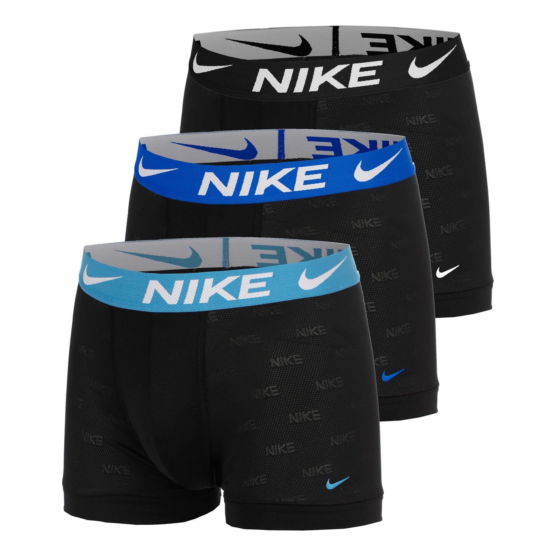 Nike Elite Breath Trunk Boxer Short 3er Pack Herren - dunkelgrau
