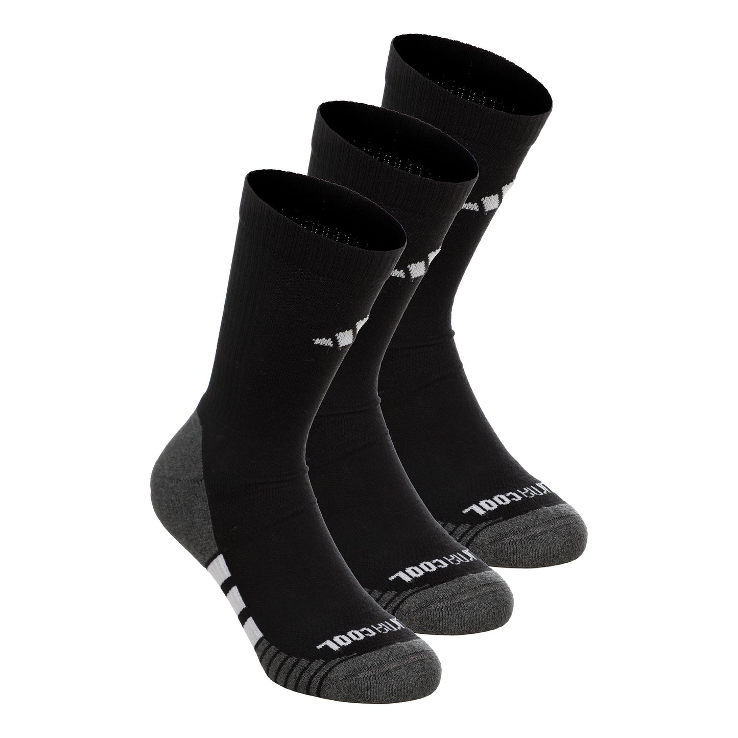 adidas Performance Cushioned Crew Laufsocken Unisex - schwarz