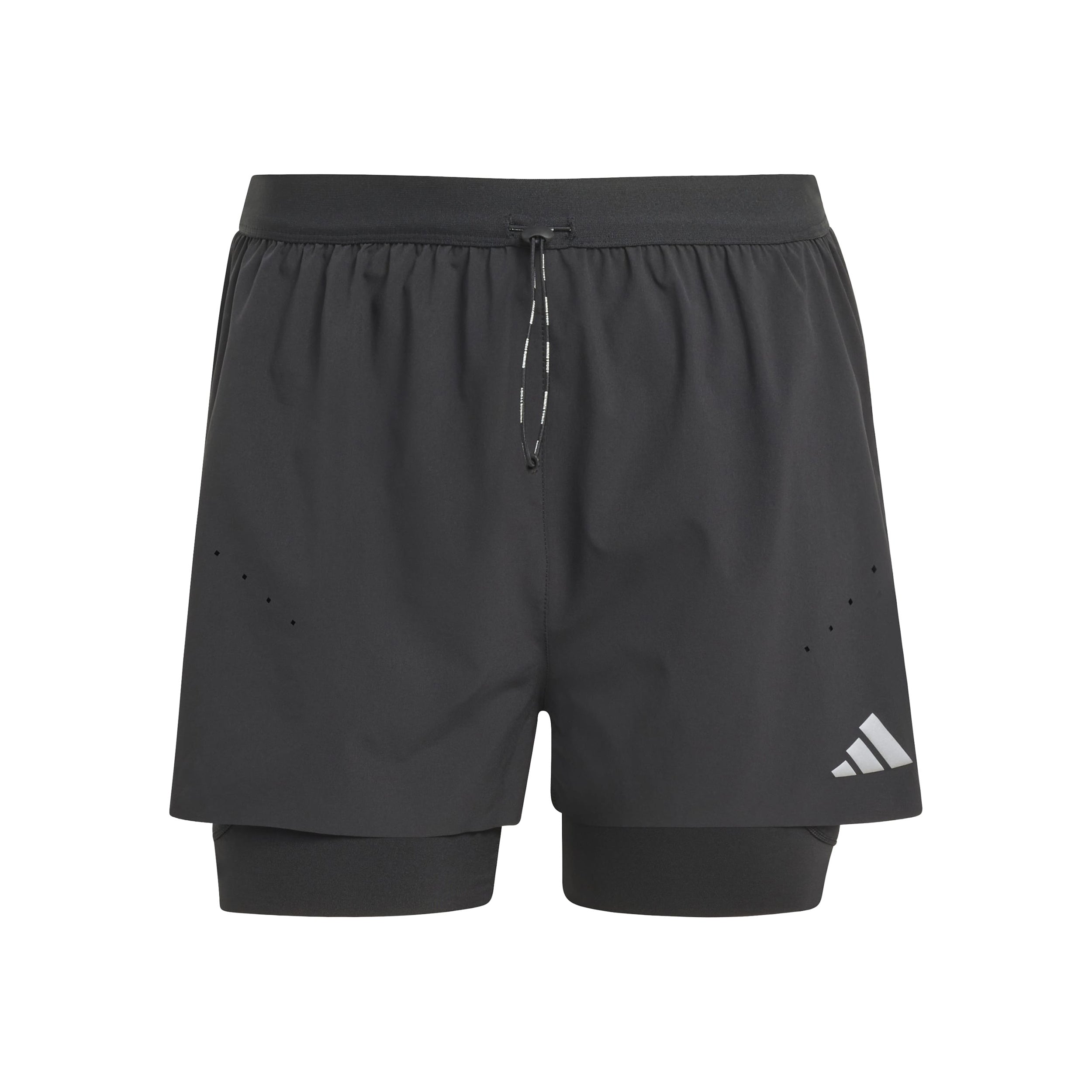 adidas adi365 2in1 Laufshorts Damen - schwarz