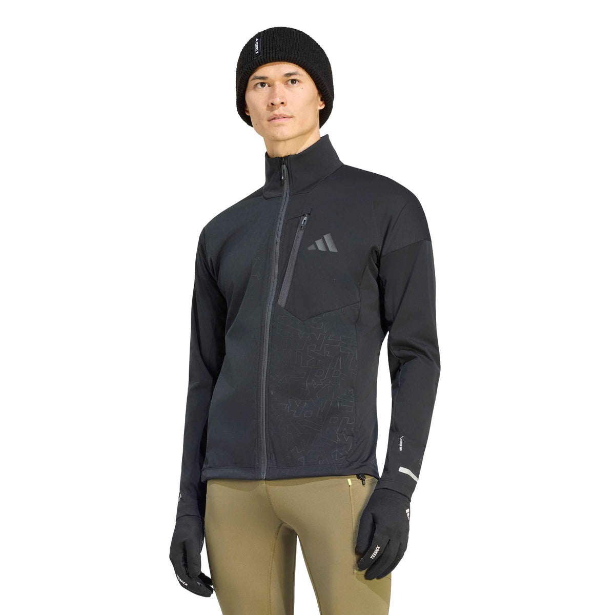 adidas Terrex XPR Softshell Laufjacke Herren - schwarz