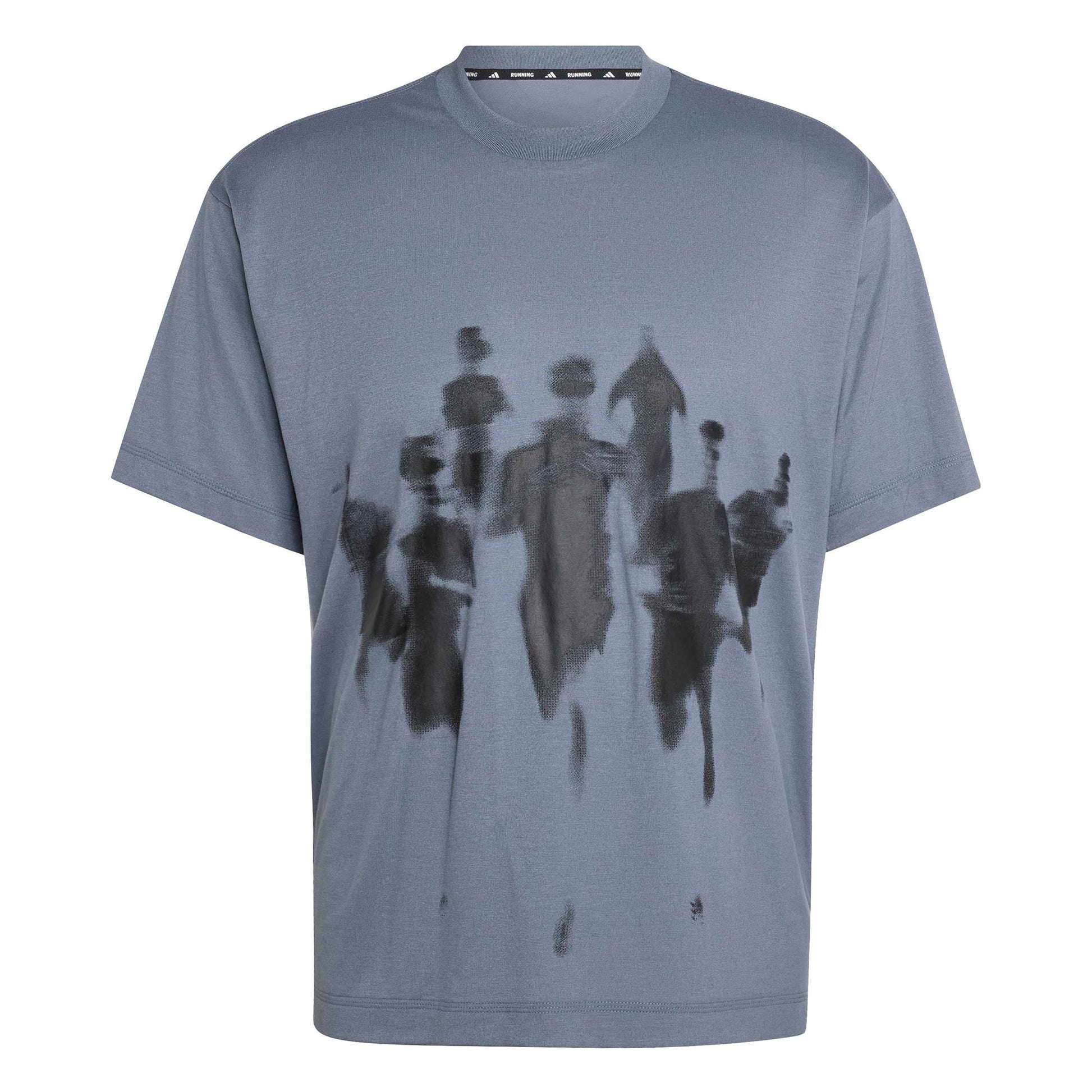 adidas adi365 Laufshirt Unisex - blaugrau