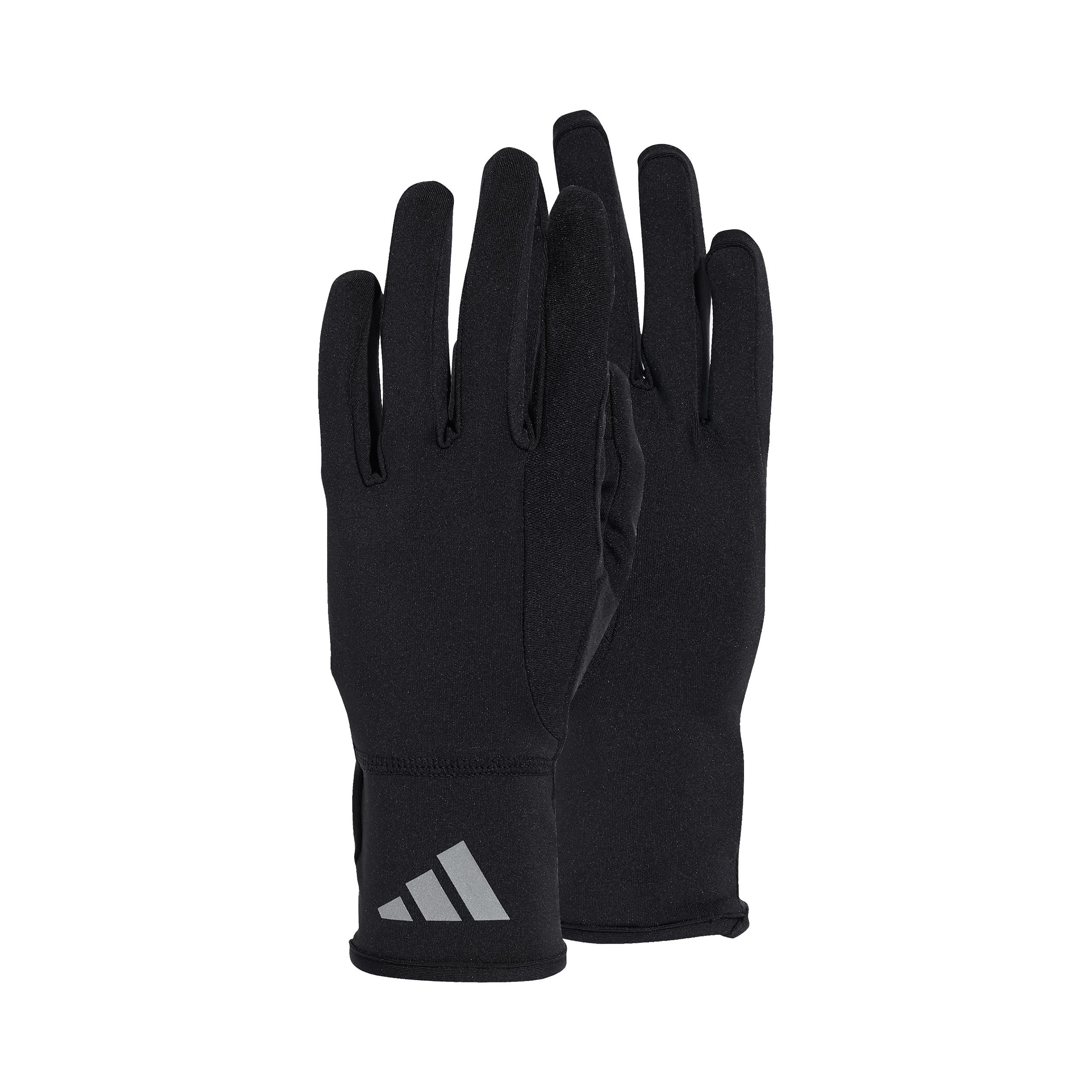 adidas Laufhandschuhe Unisex - schwarz