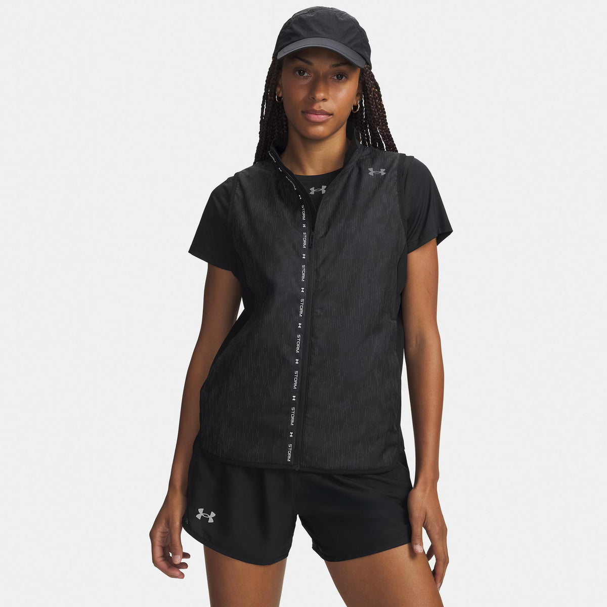 Under Armour Velociti ColdWeather Storm  Laufweste Damen - schwarz