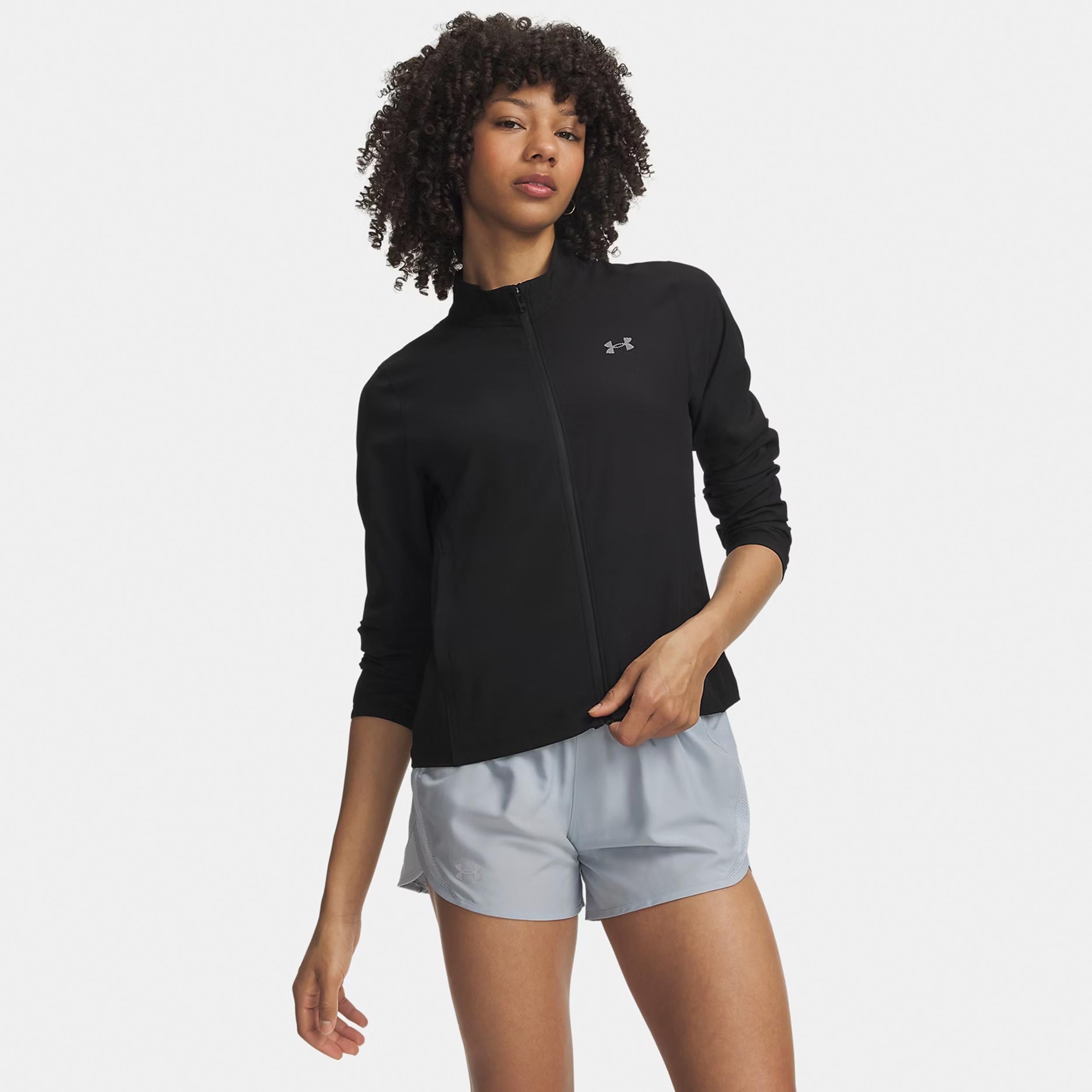 Under Armour Velociti Track  Laufjacke Damen - schwarz
