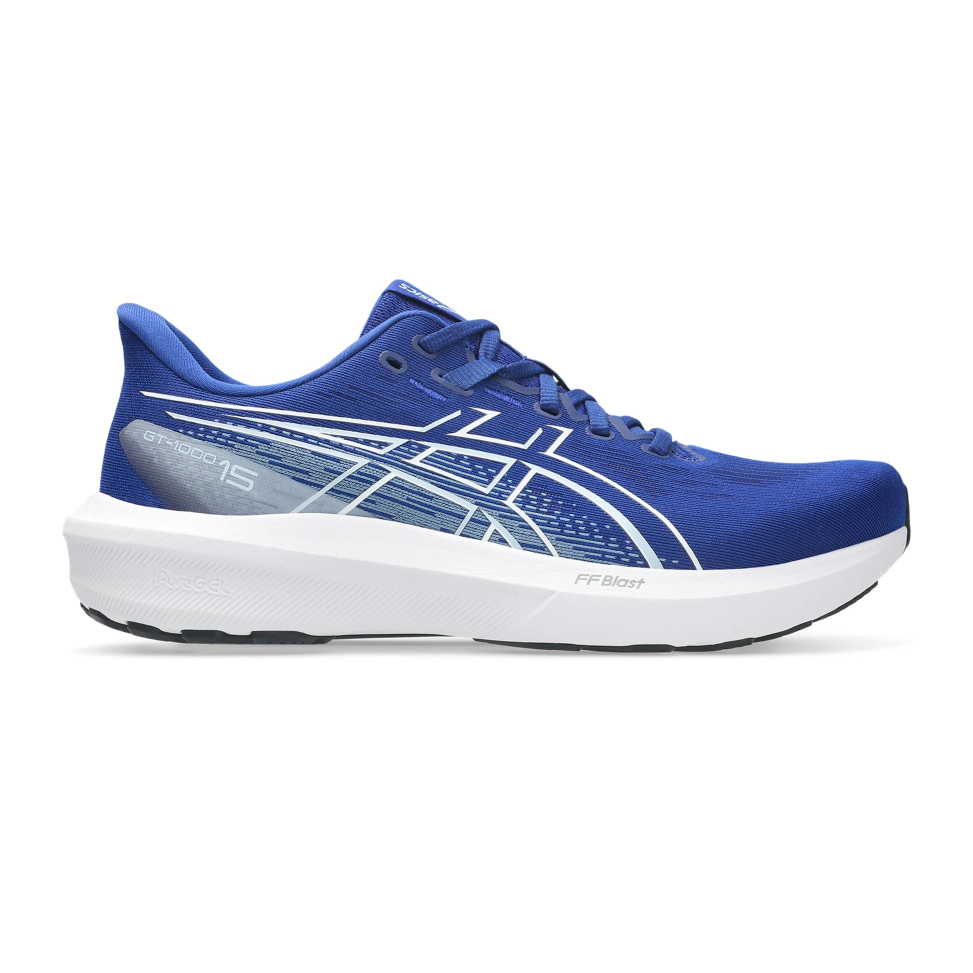 ASICS GT-1000 15 Stabilitätsschuh Herren - blau, weiß