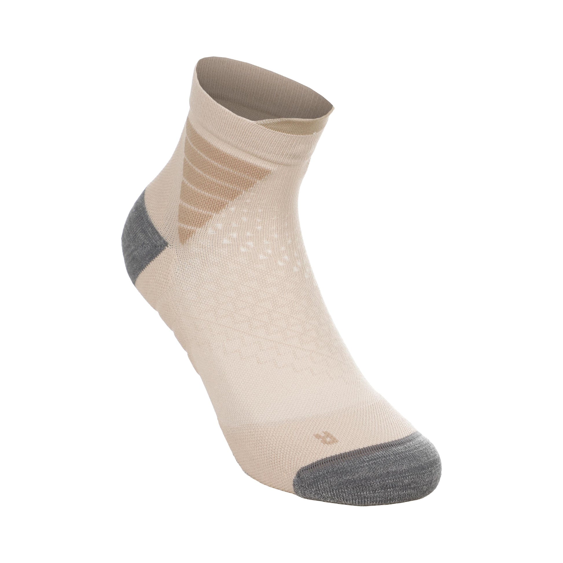 ASICS Elite Fujitrail Quarter  Laufsocken - beige