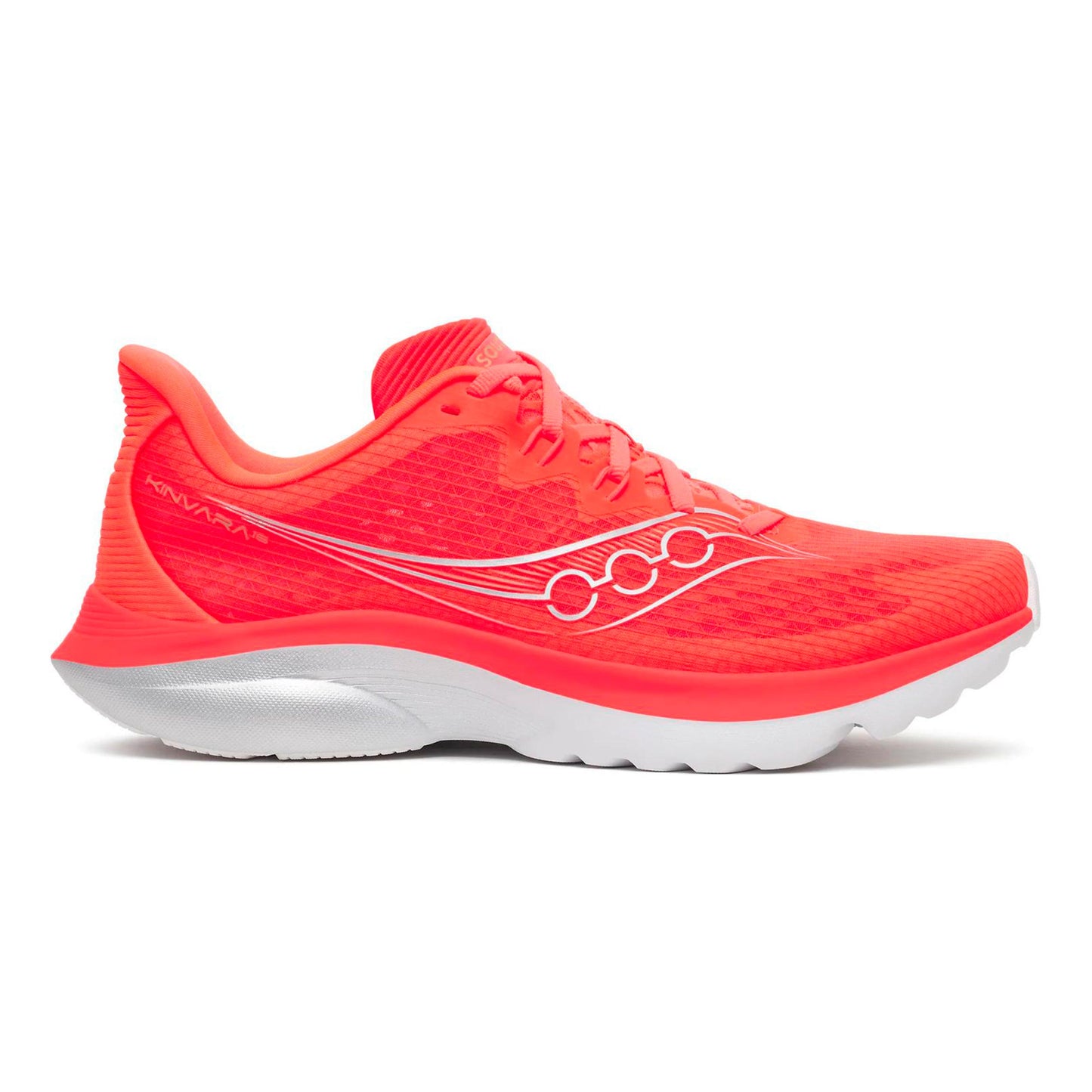 Saucony Kinvara 16 Neutralschuh Herren - rot, silber