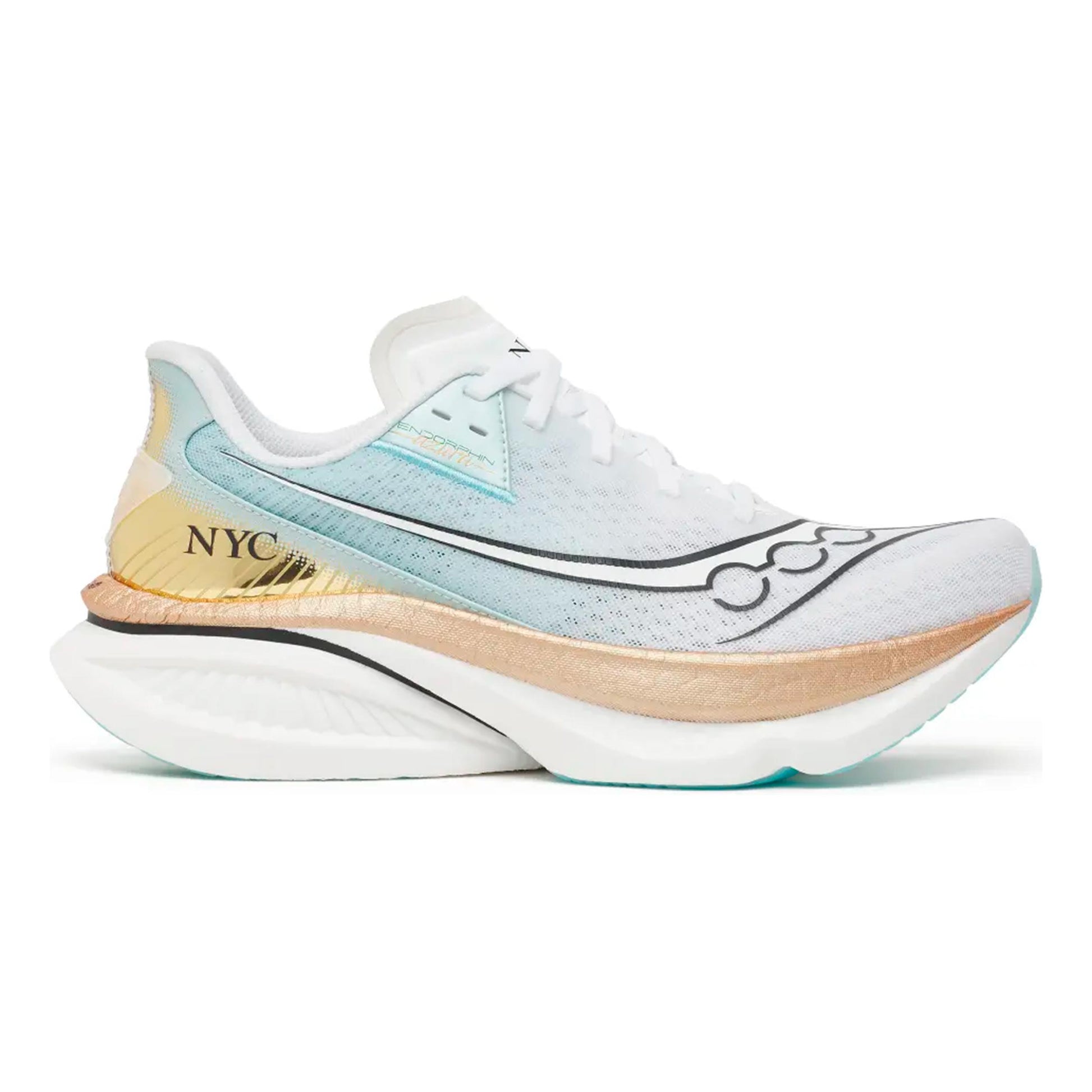 Saucony Endorphin Azura Neutralschuh Herren - weiß, gold