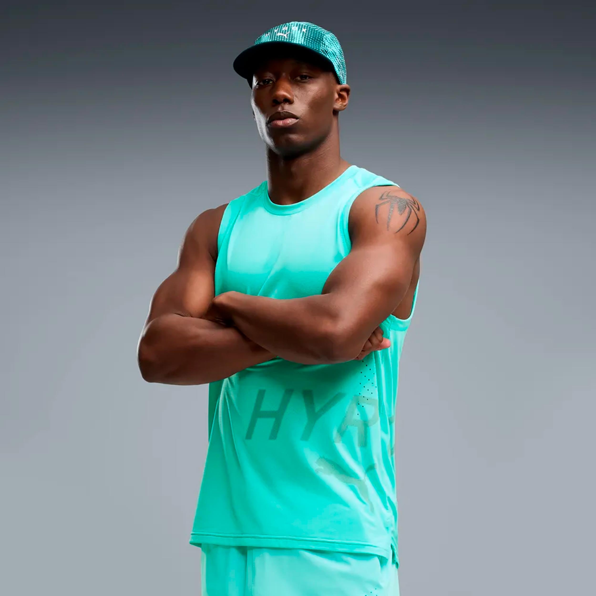 Puma HYROX PWRMODE Training  Laufshirt Herren - mint