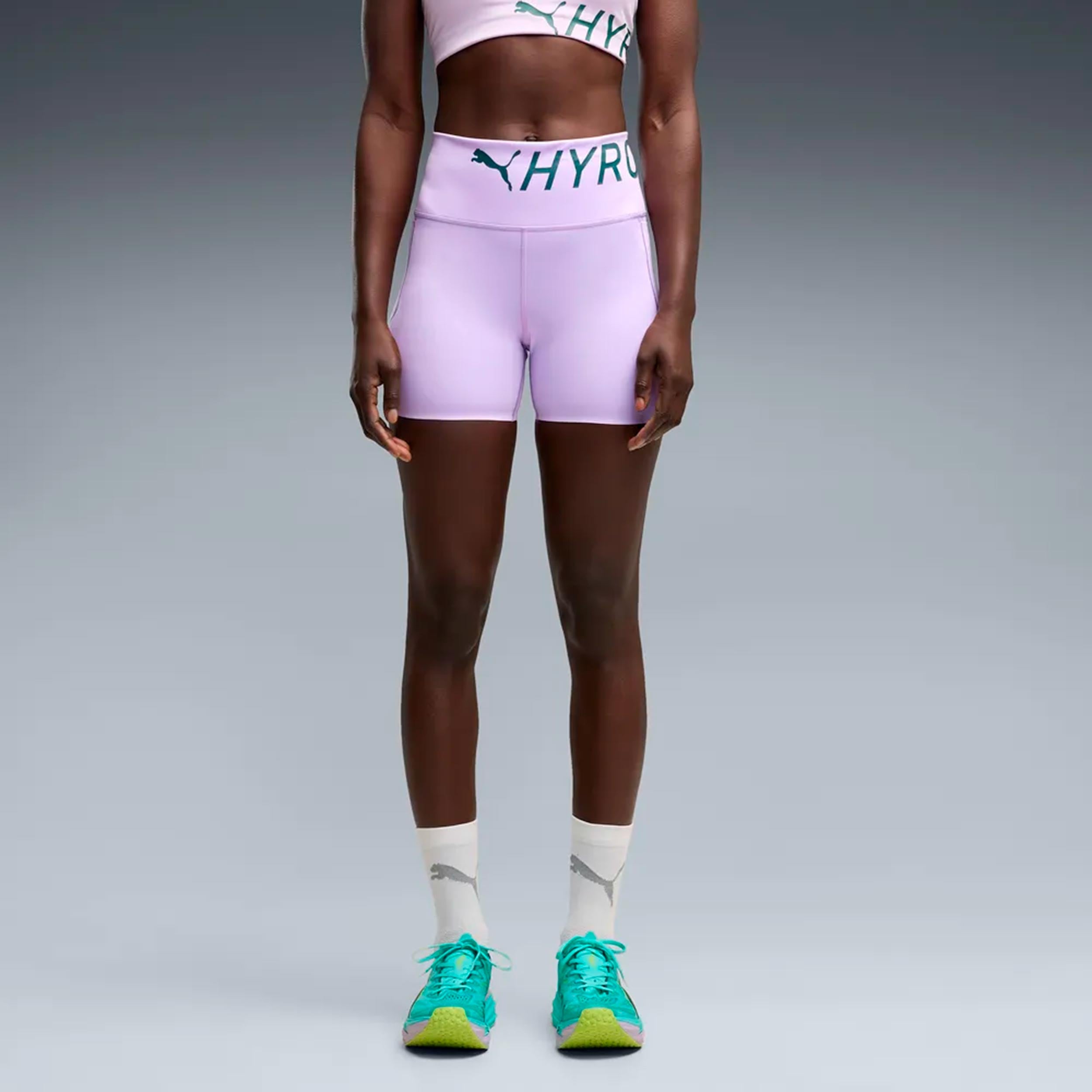 Puma HYROX PWRMODE 4in   Lauftight Damen - flieder