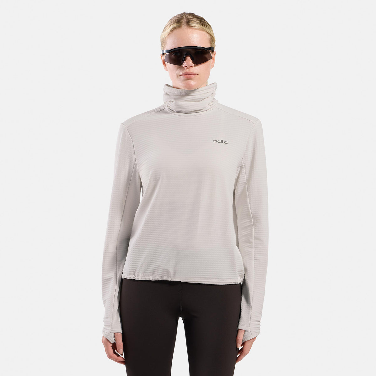 Odlo Essential Thermal Midlayer  Laufshirt Damen - creme