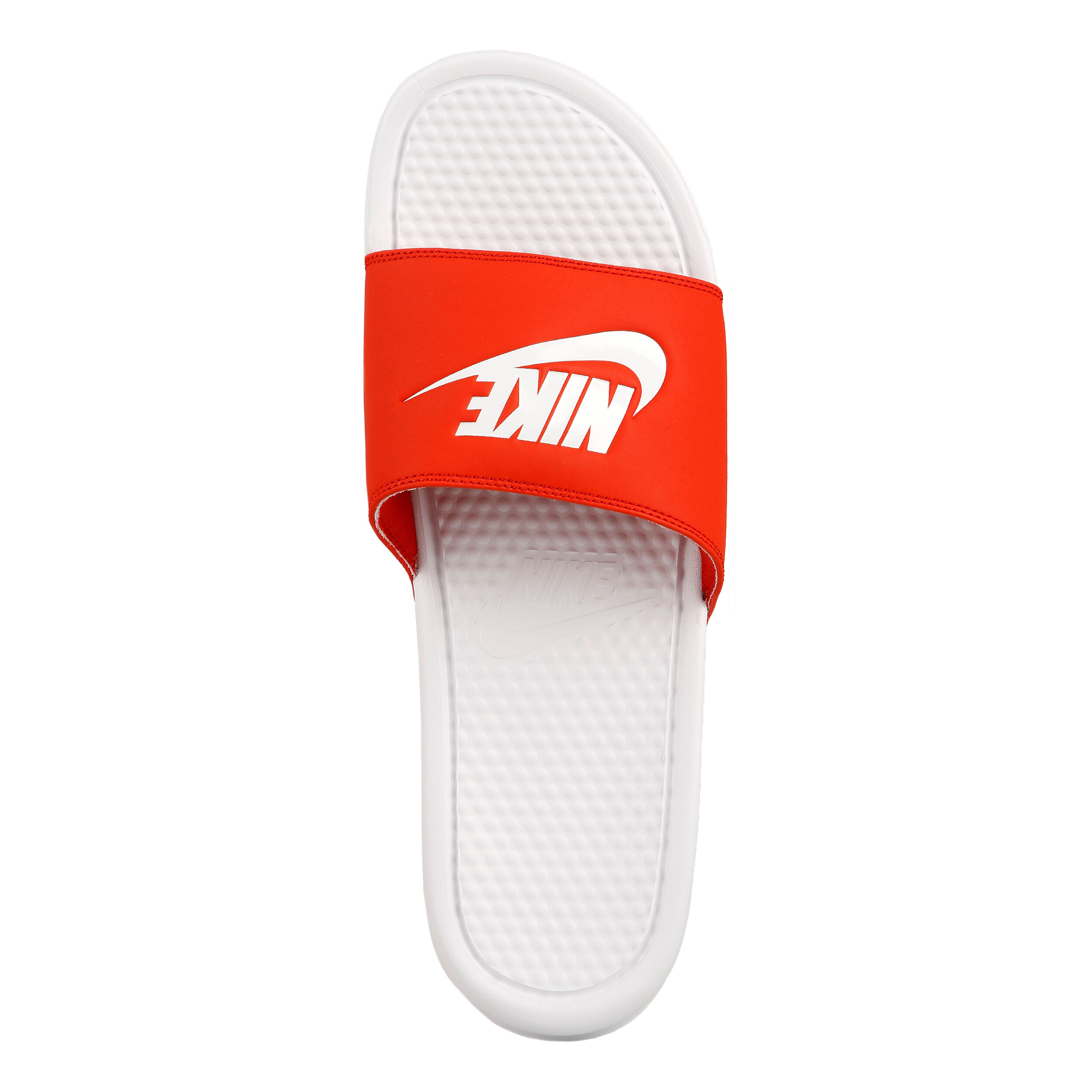 Benassi Just Do It Badelatschen Herren WeiB Rot