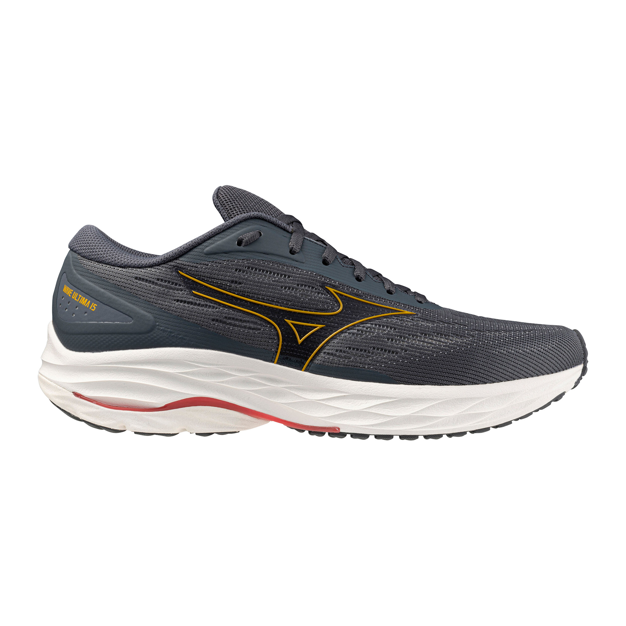 Mizuno Wave Ultima 15 Neutralschuh Herren Dunkelgrau Orange