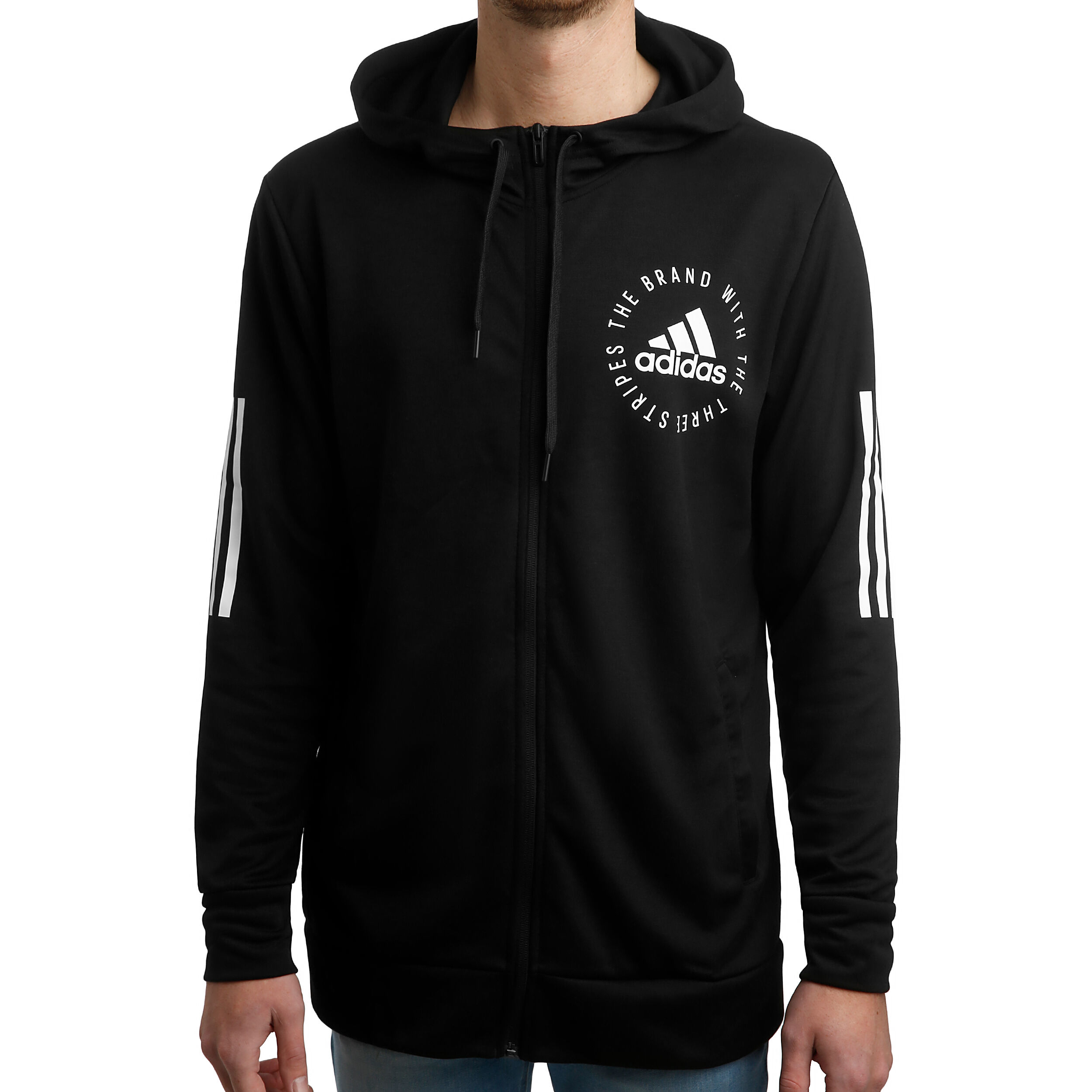 Adidas men's neo basic zip hoody outlet