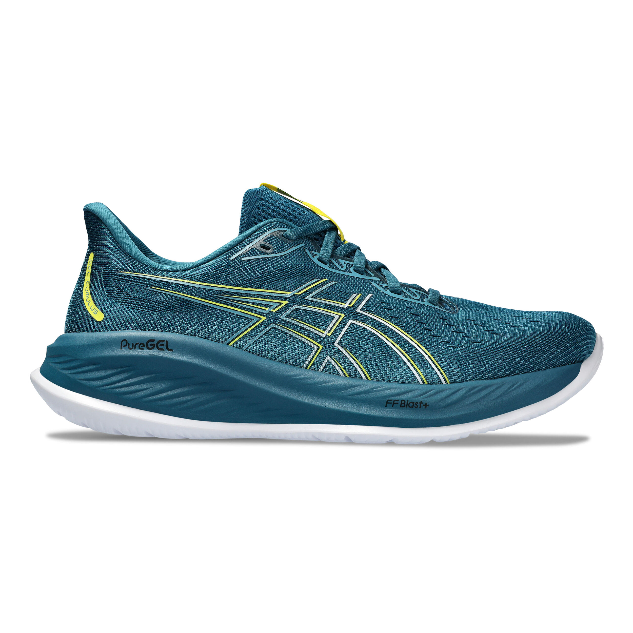 Gel Cumulus 26 Neutralschuh Herren Petrol Neongrun