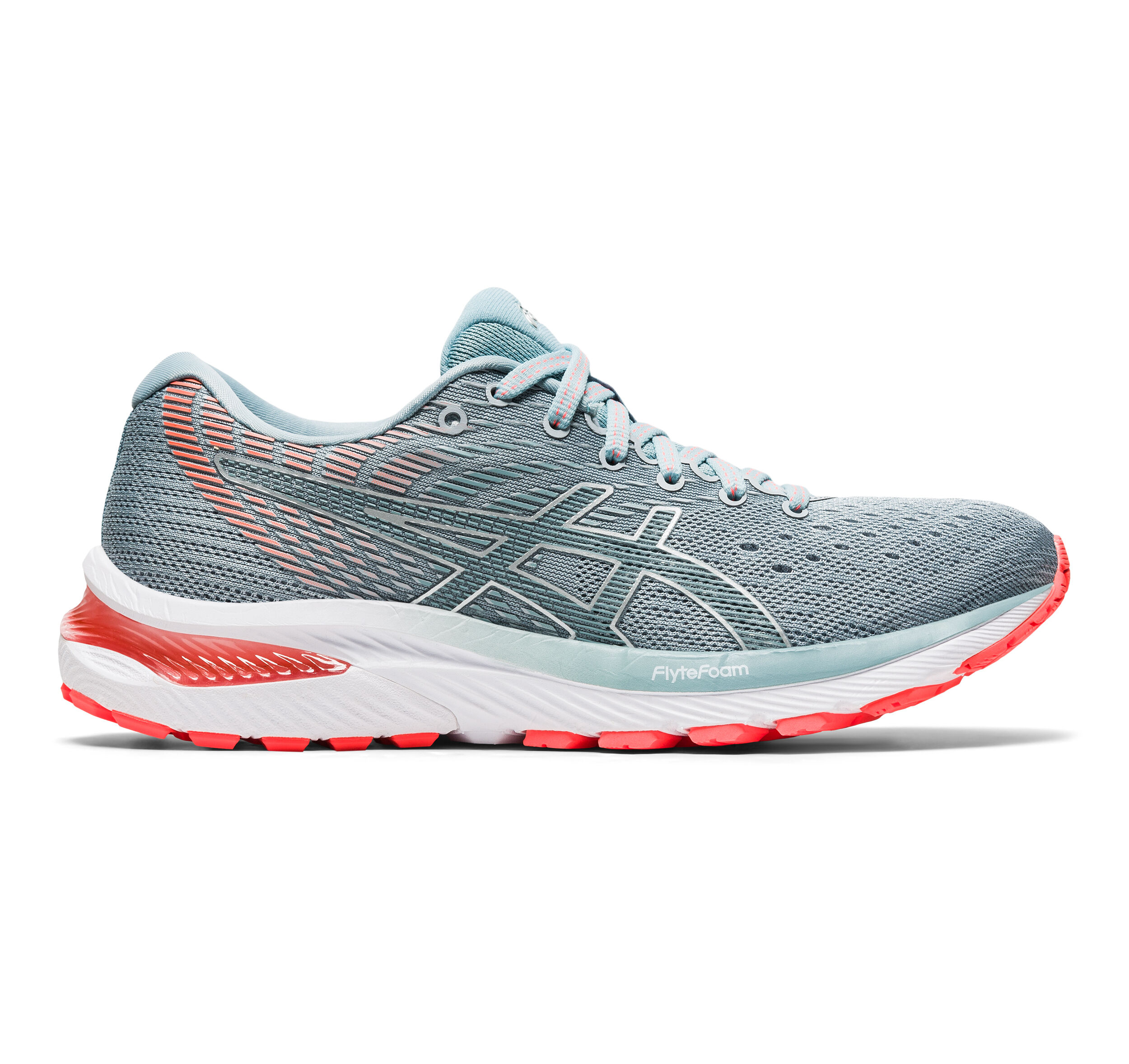 ASICS Gel Cumulus 22 Neutralschuh Damen Grau Mint online kaufen Running Point DE