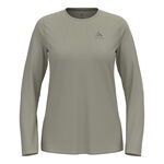 Odlo Bekleidung Odlo Zeroweight Chill-Tec Laufshirt Damen-Khaki