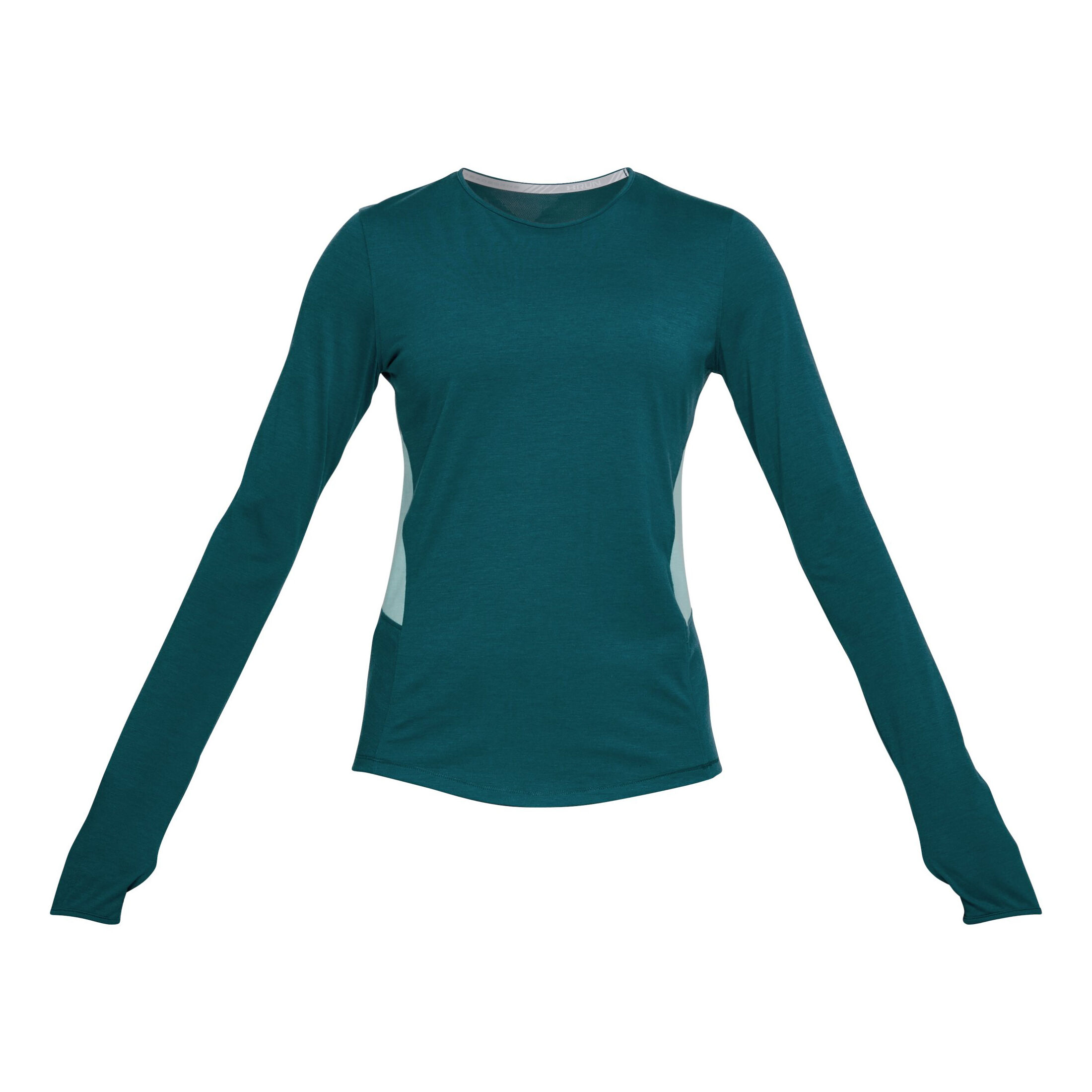 Threadborne Swyft Laufshirt Damen Petrol WeiB