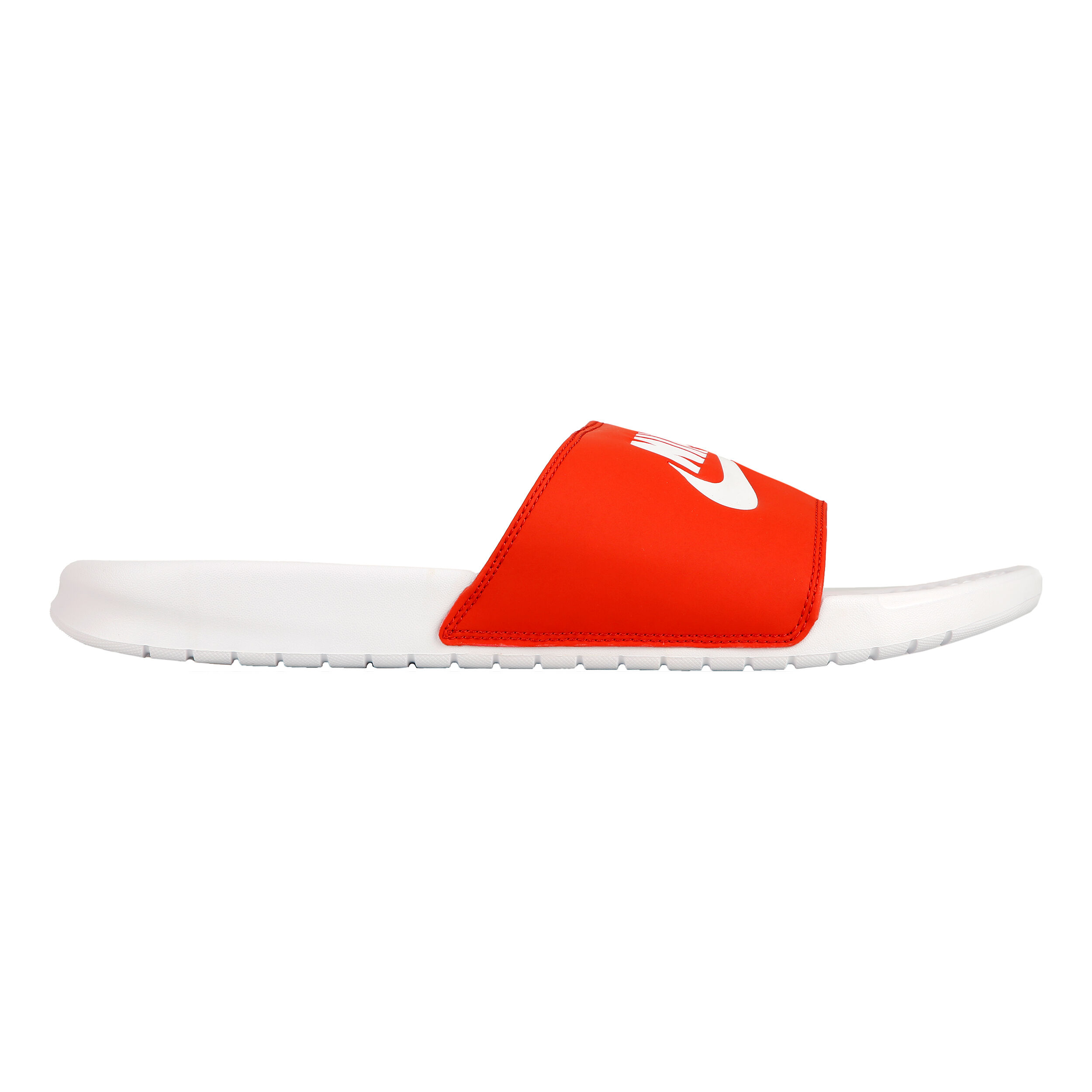 Benassi Just Do It Badelatschen Herren WeiB Rot