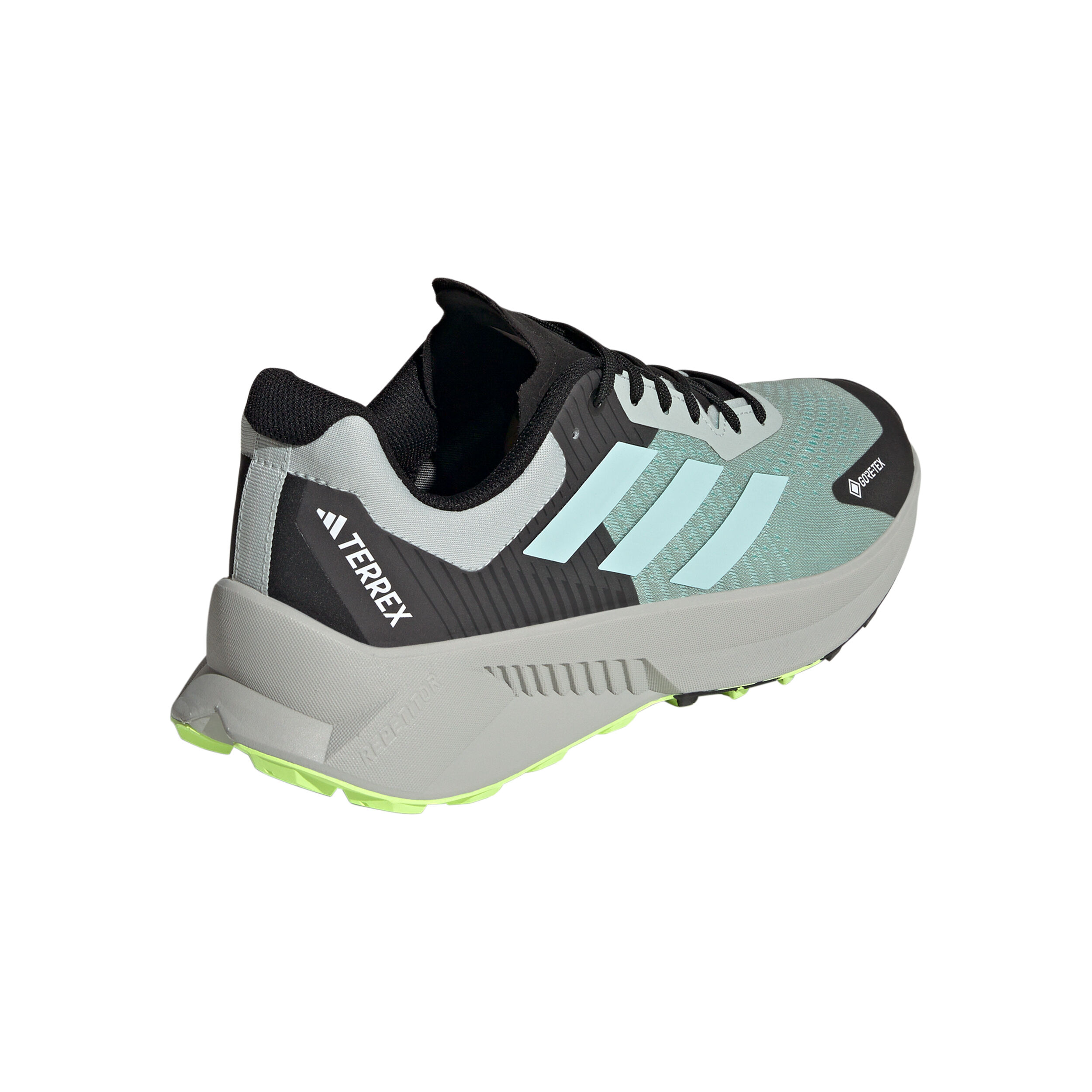 Terrex Soulstride Flow GTX Trailschuh Herren Grau Limette